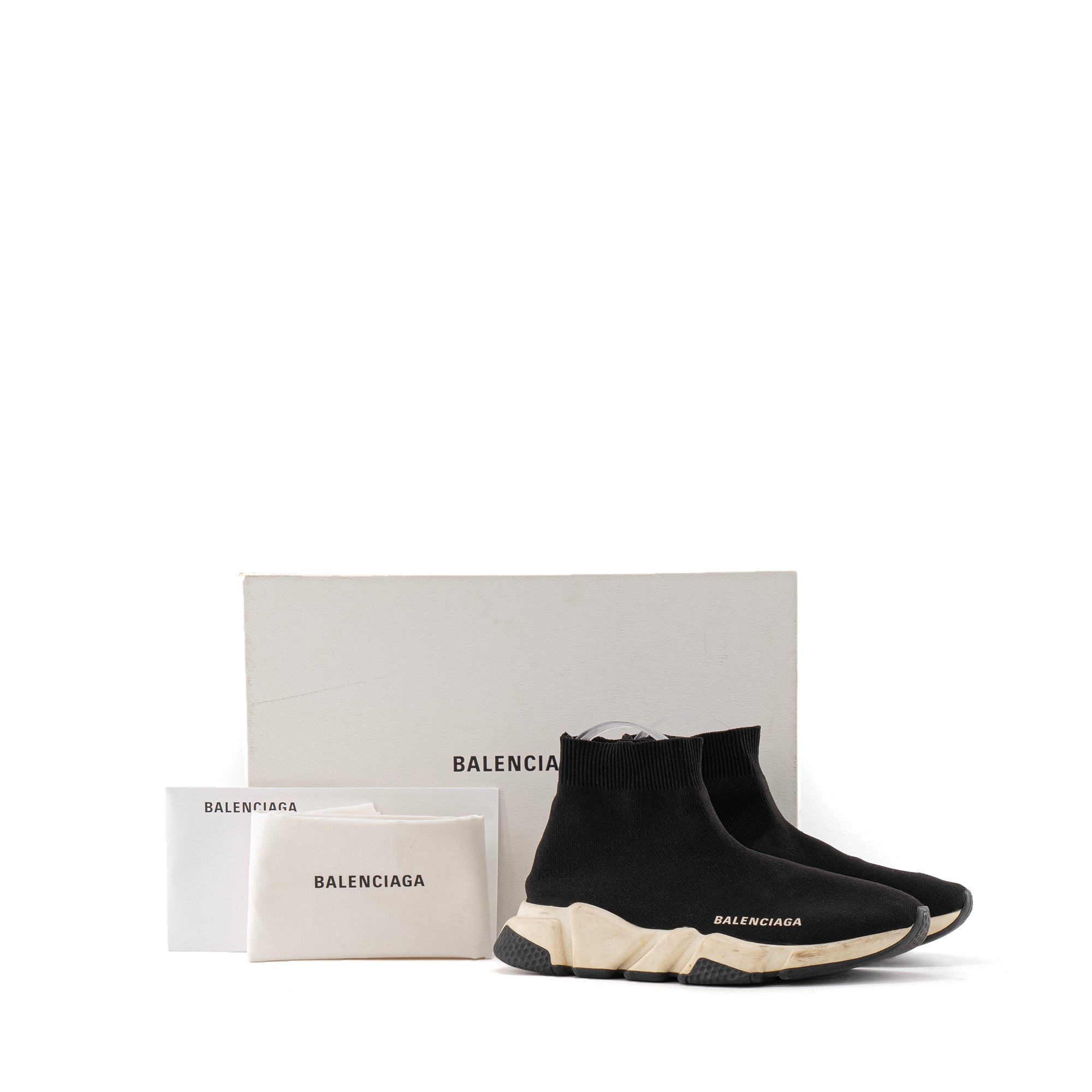 BALENCIAGA - Sneakers Speed Balenciaga en toile noire (T37)