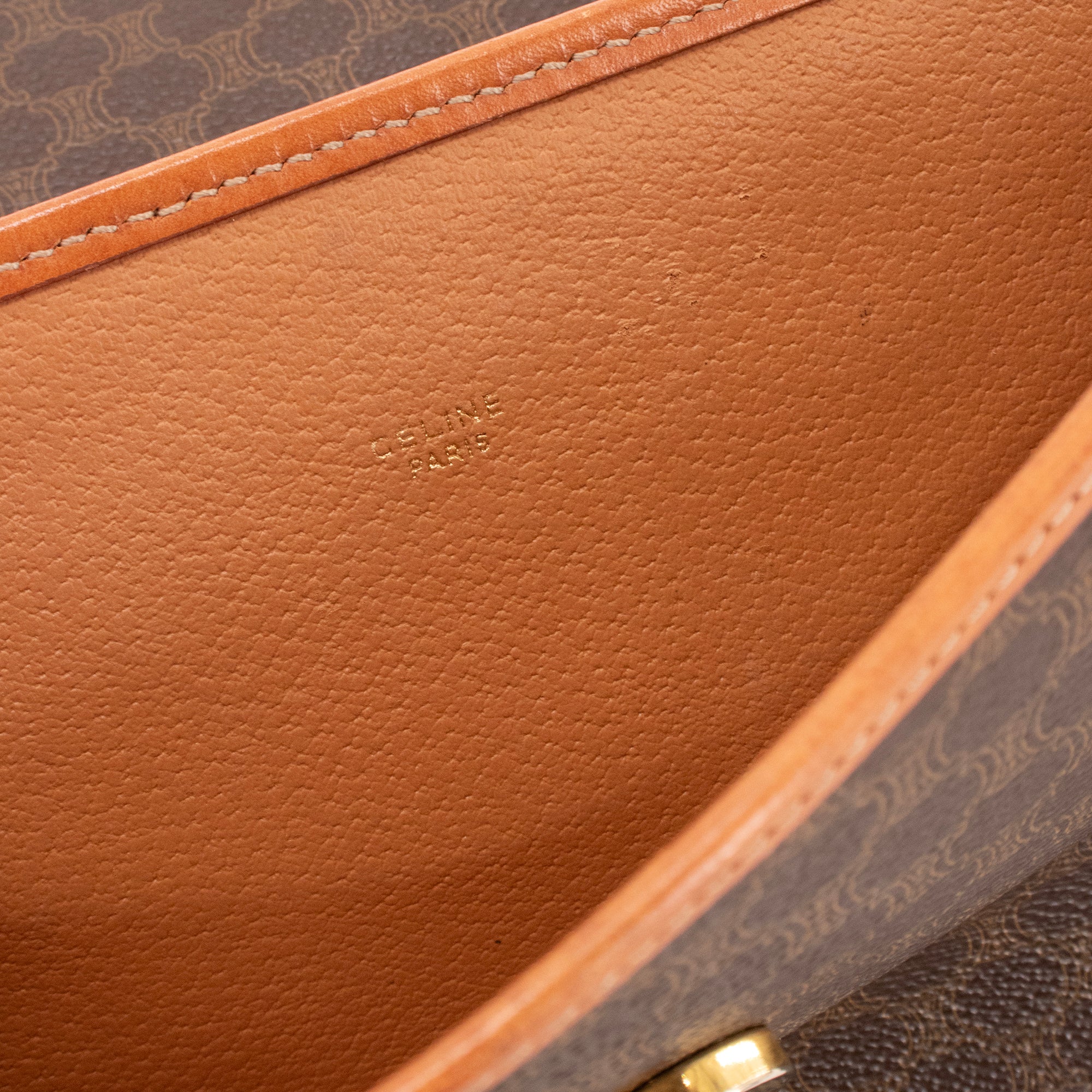 CELINE - Pochette Celine en toile monogrammée vintage