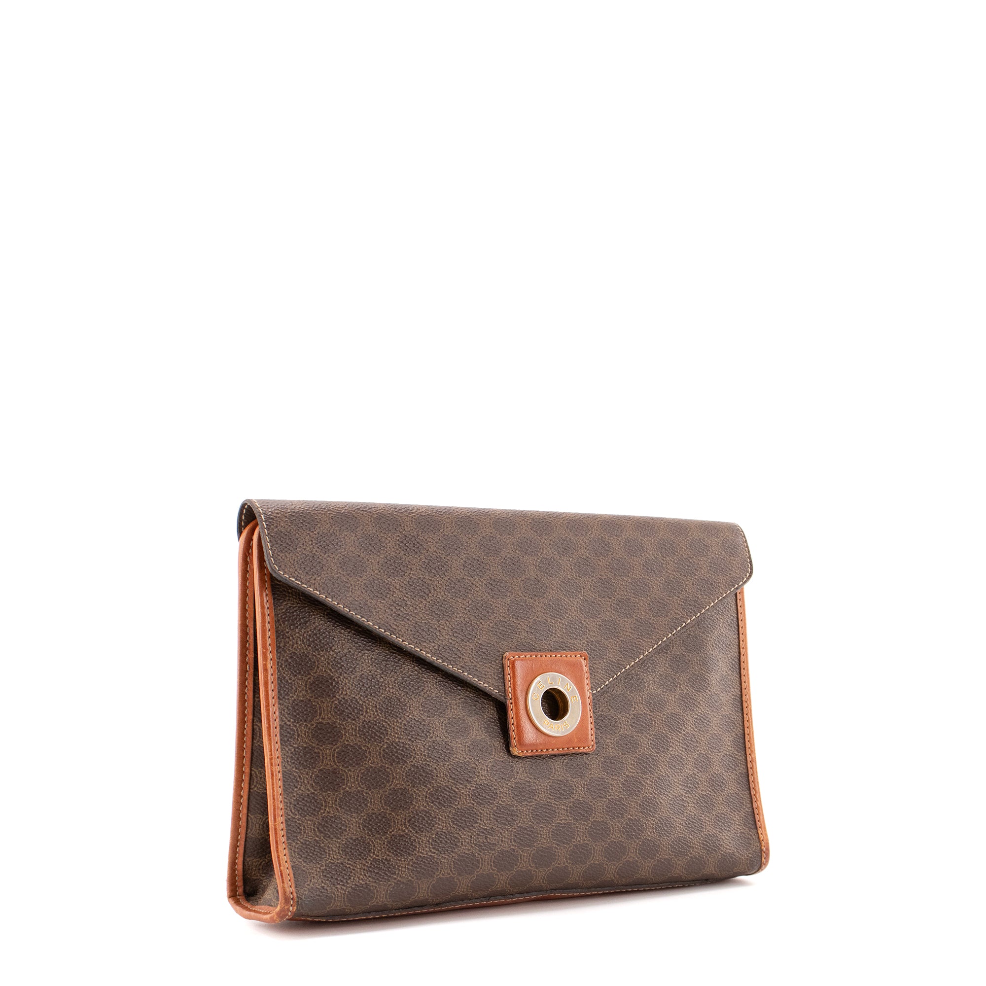 CELINE - Pochette Celine en toile monogrammée vintage