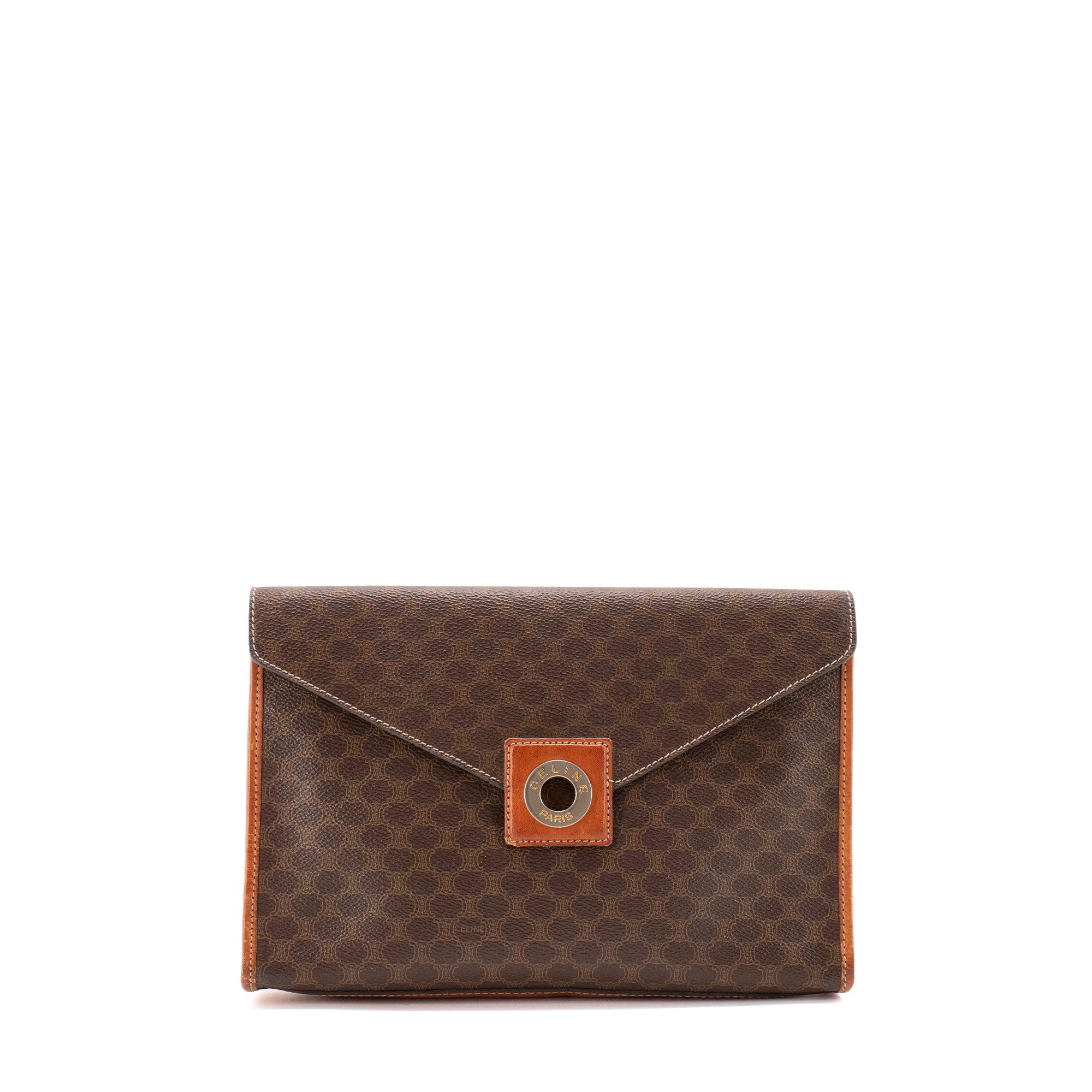 CELINE - Pochette Celine en toile monogrammée vintage