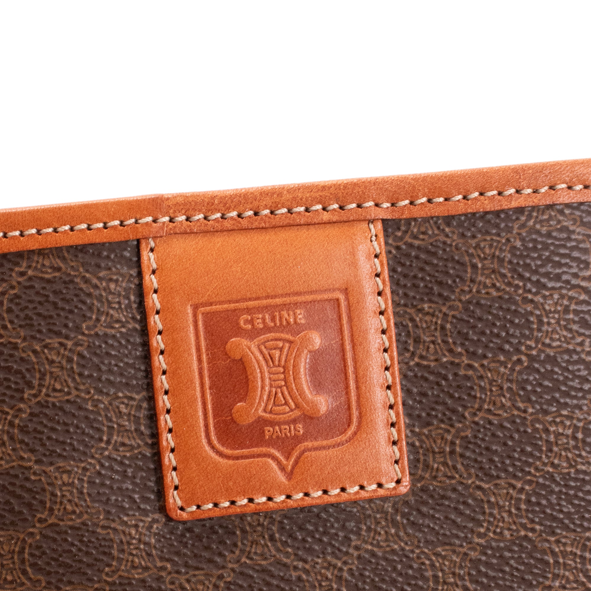 CELINE - Pochette Celine en toile monogrammée vintage
