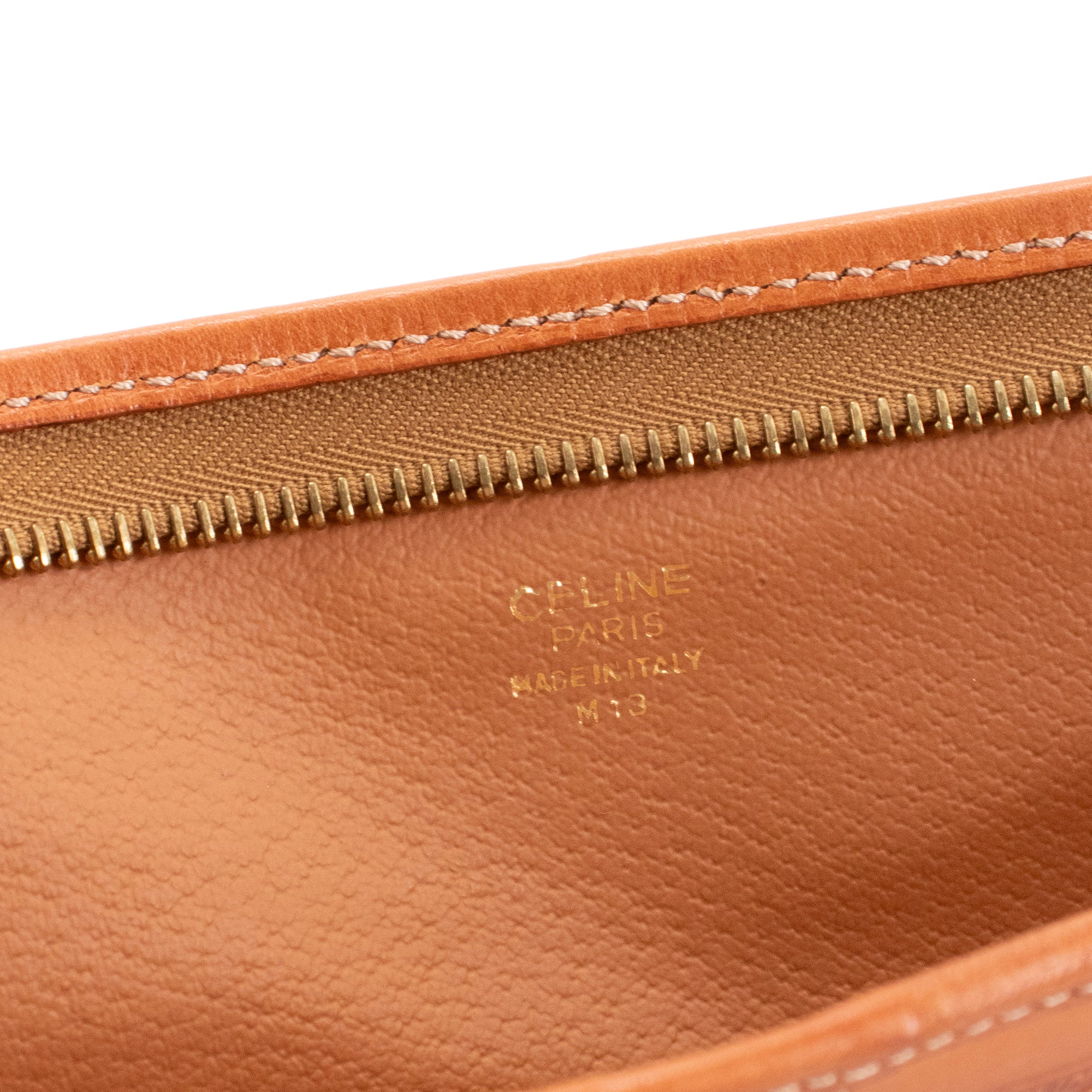 CELINE - Pochette Celine en toile monogrammée vintage