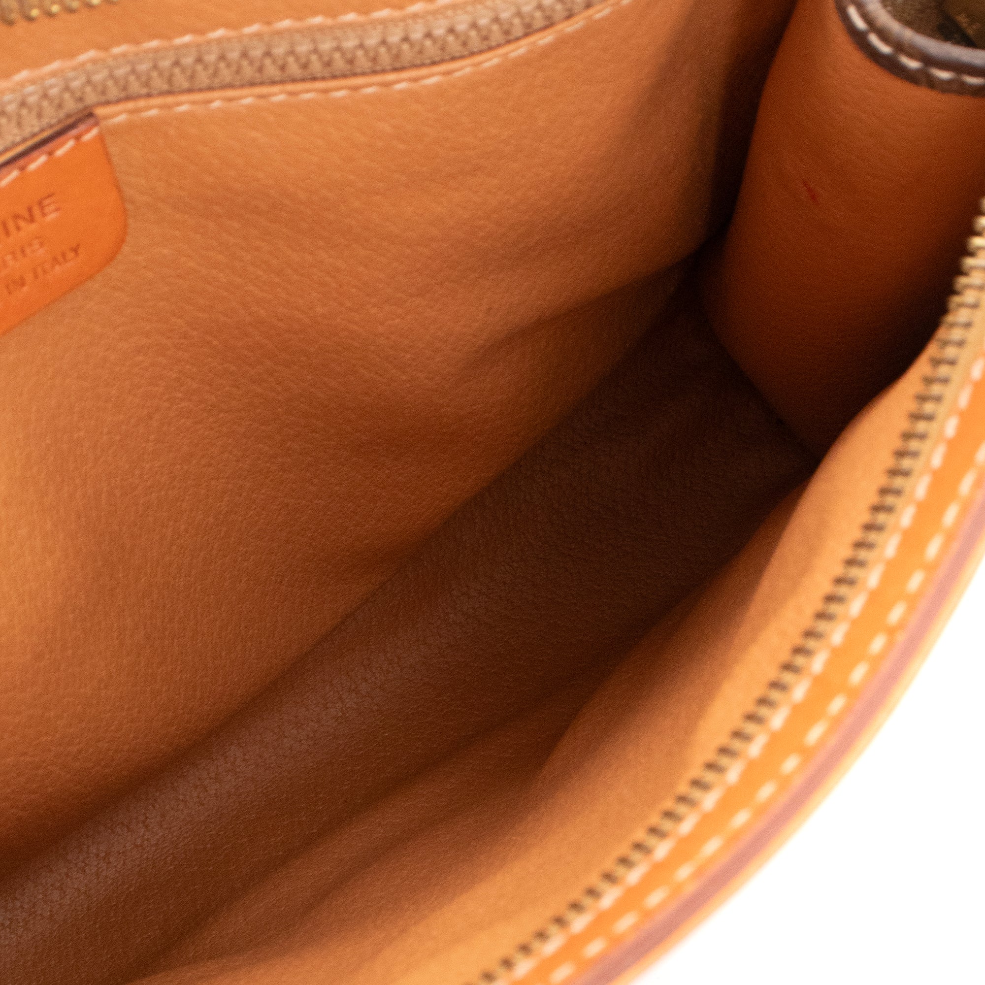 CELINE - Pochette Celine en toile enduite monogrammée vintage