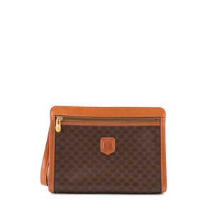 CELINE - Pochette Celine en toile enduite monogrammée vintage