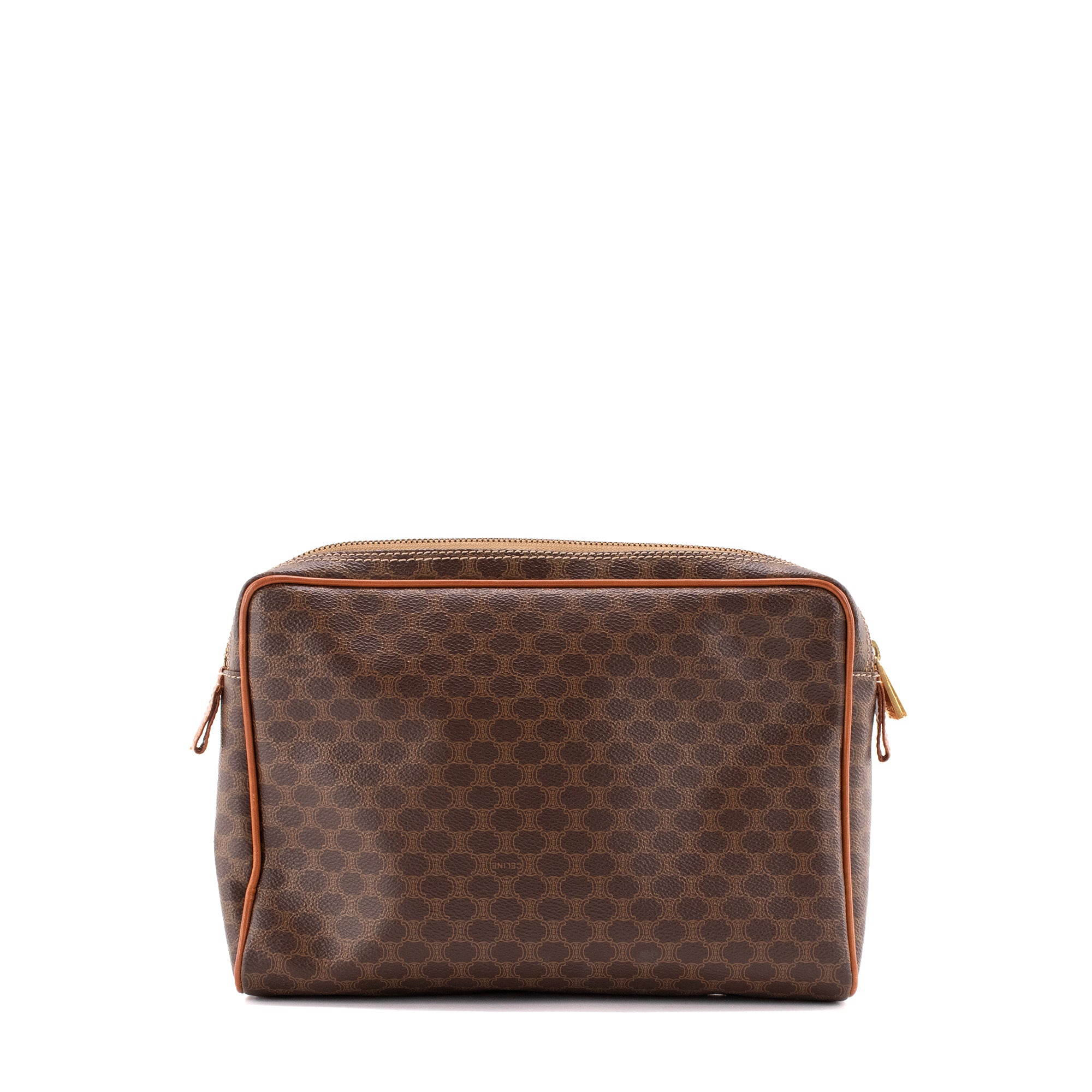 CELINE - Pochette Celine en toile enduite monogrammée vintage