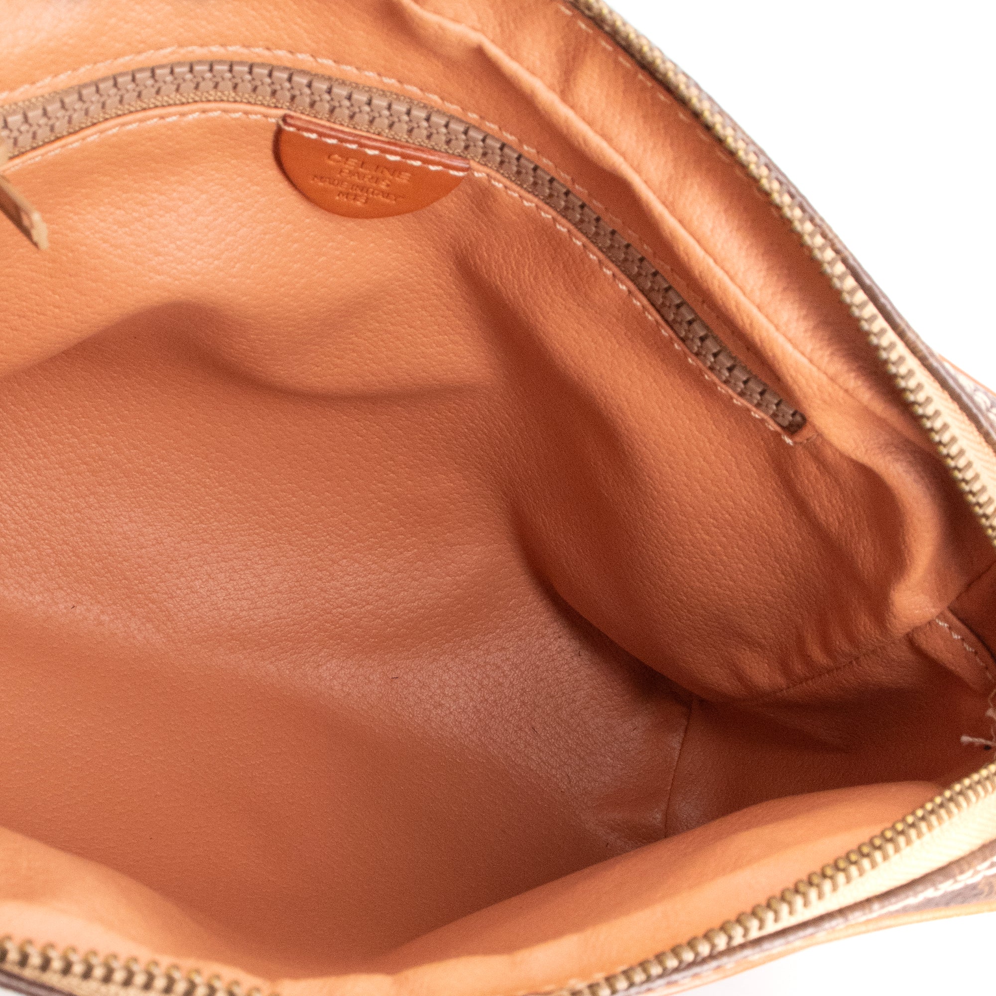 CELINE - Pochette Celine en toile enduite monogrammée vintage