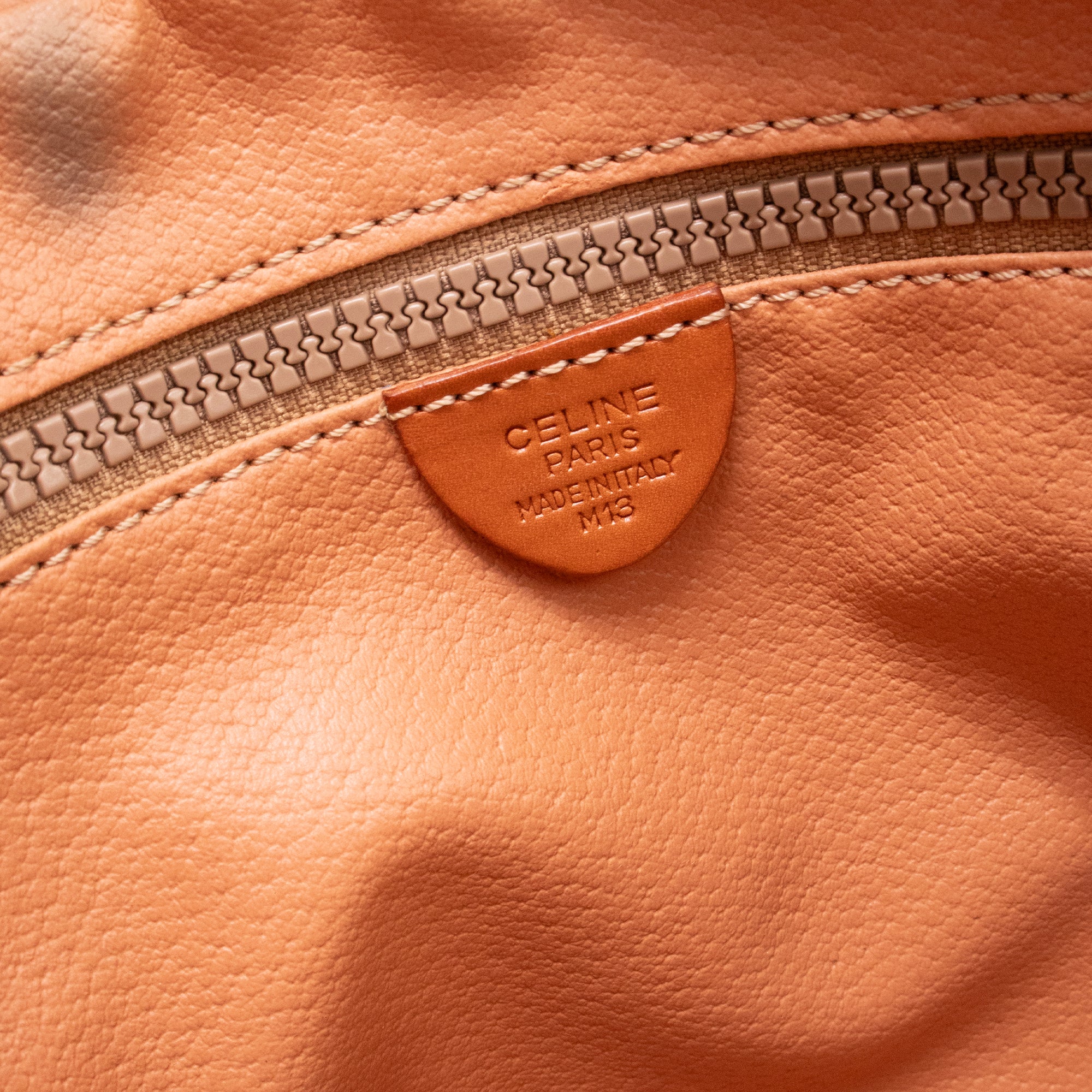 CELINE - Pochette Celine en toile enduite monogrammée vintage