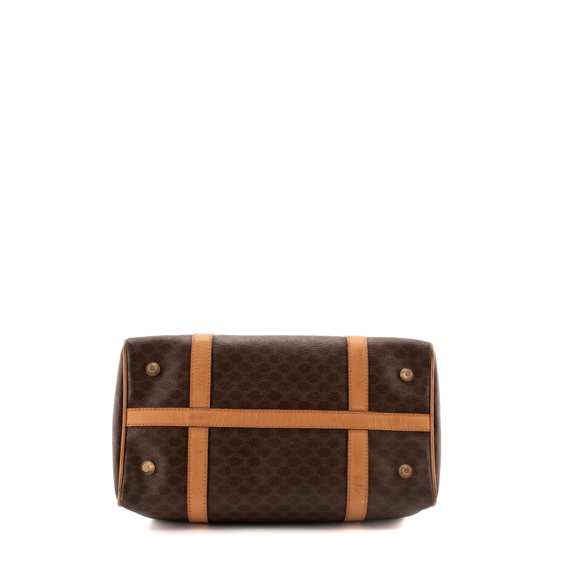 CELINE - Sac à main Boston Celine en toile monogrammée vintage