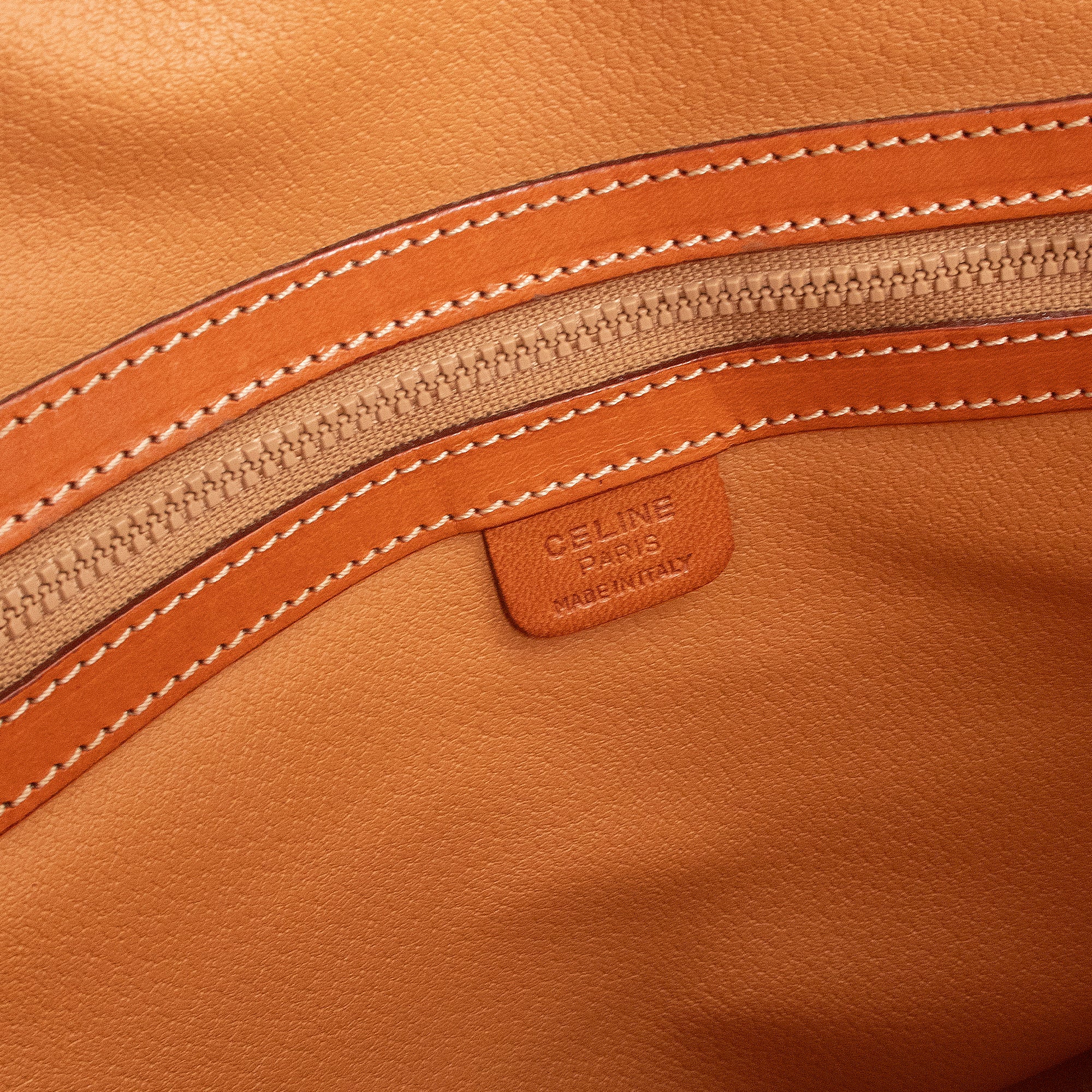 CELINE - Sac à main Celine en toile enduite monogrammée vintage