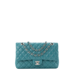 CHANEL - Sac à main Classique/Timeless 11.12 Chanel en cuir bleu