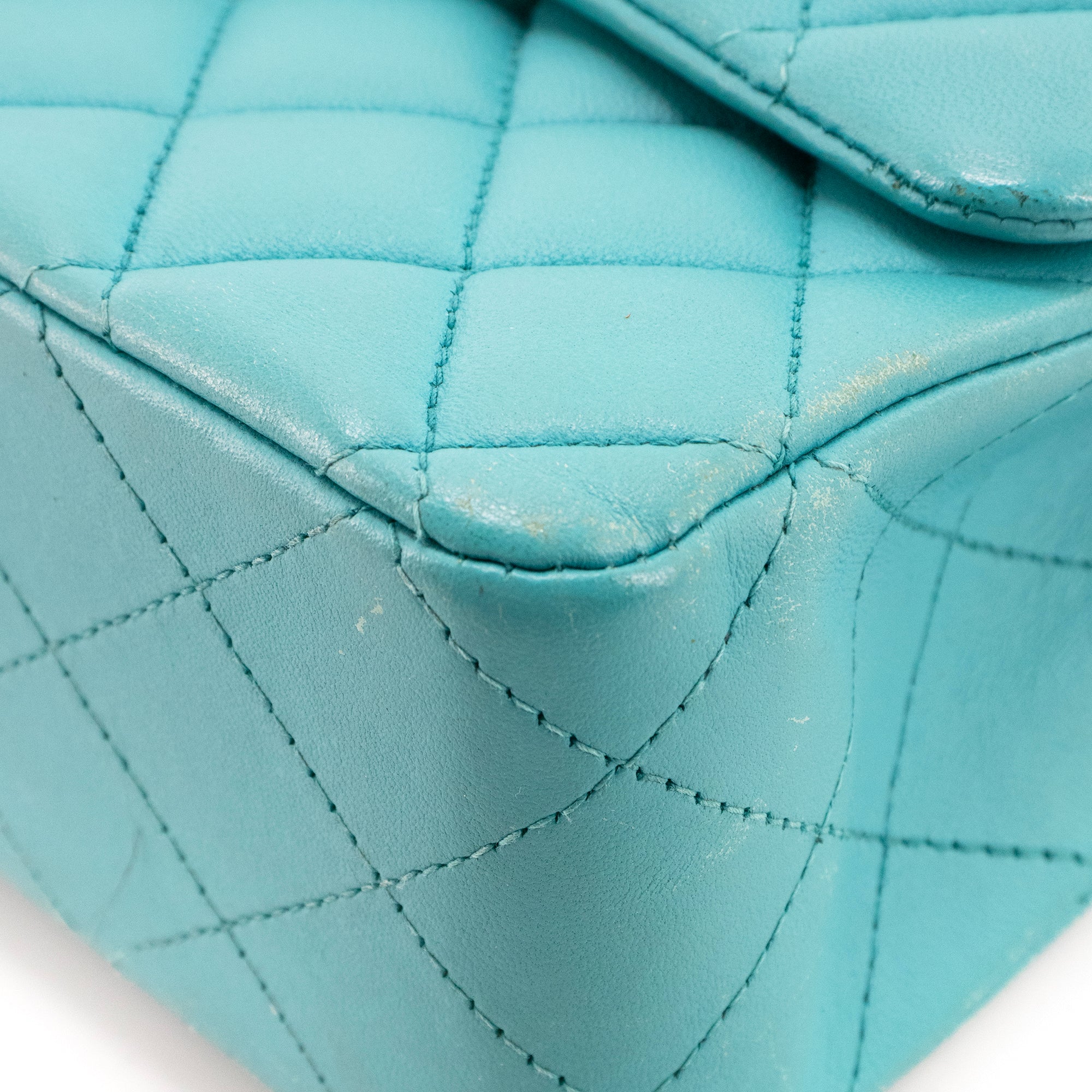 CHANEL - Sac à main Classique/Timeless 11.12 Chanel en cuir lisse bleu