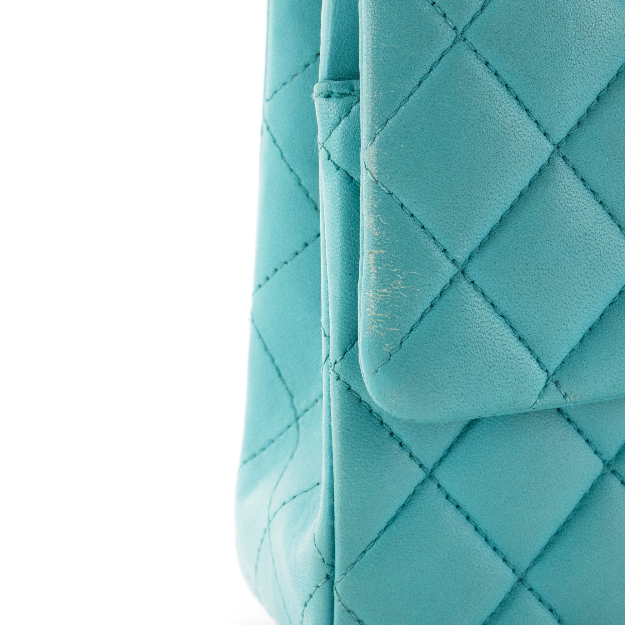 CHANEL - Sac à main Classique/Timeless 11.12 Chanel en cuir lisse bleu