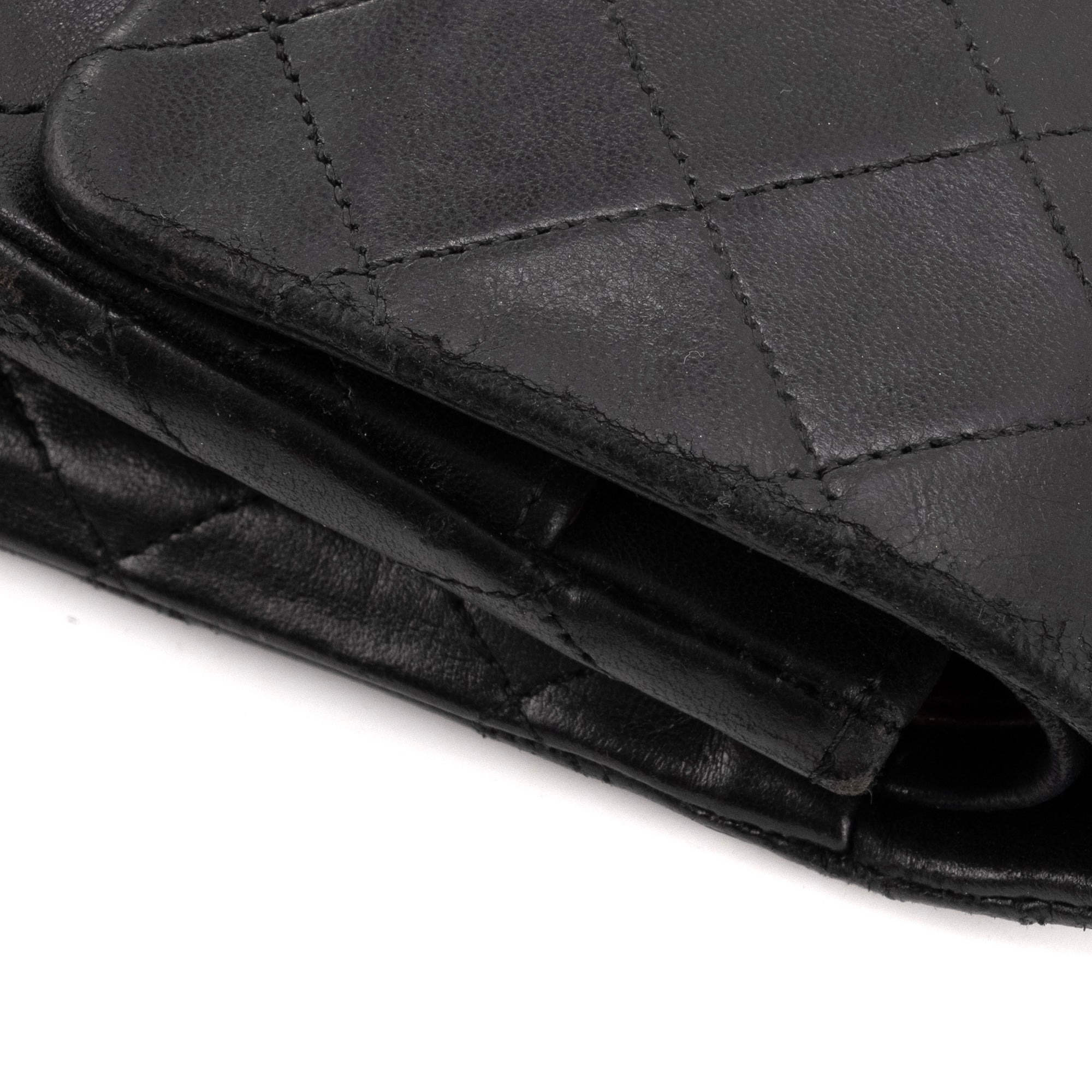 CHANEL - Sac à main Timeless/Classique 11.12 Chanel en cuir d'agneau noir vintage