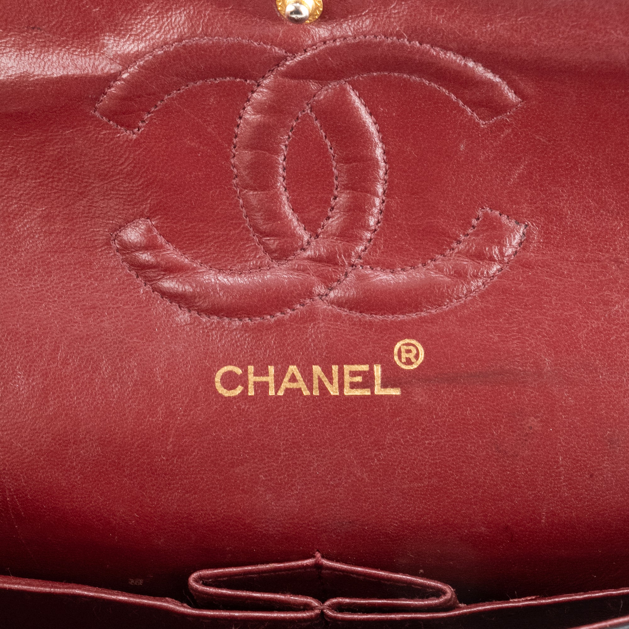 CHANEL - Sac à main Timeless/Classique 11.12 Chanel en cuir d'agneau noir vintage