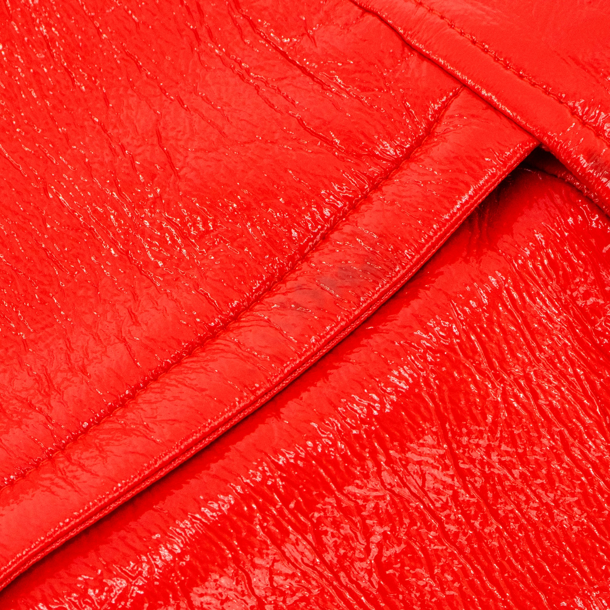 COURRÈGES - Courrèges Reissue Skirt in Red Vinyl (Size 36)