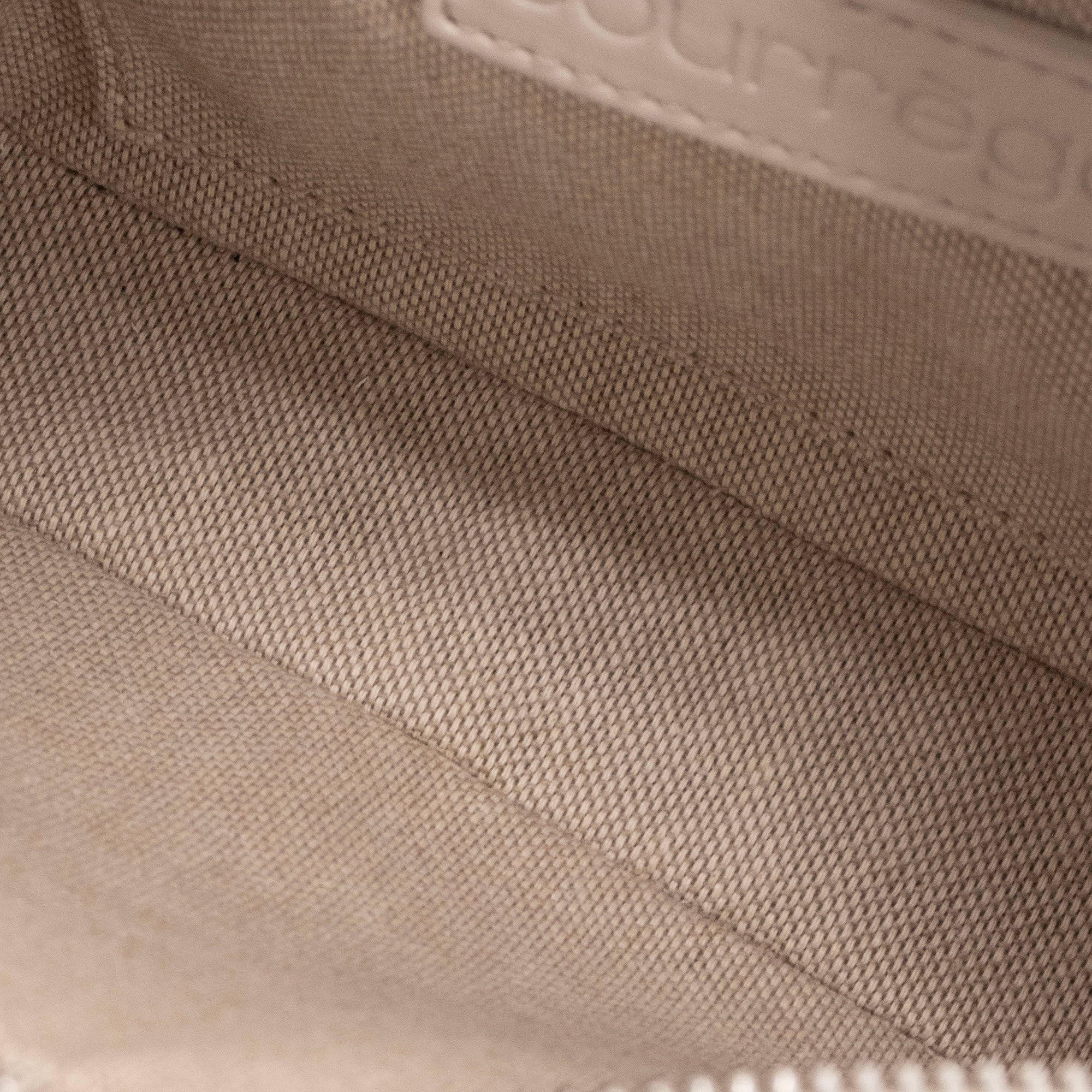 COURRÈGES - Sac à épaule Réédition Courrèges en cuir lisse beige