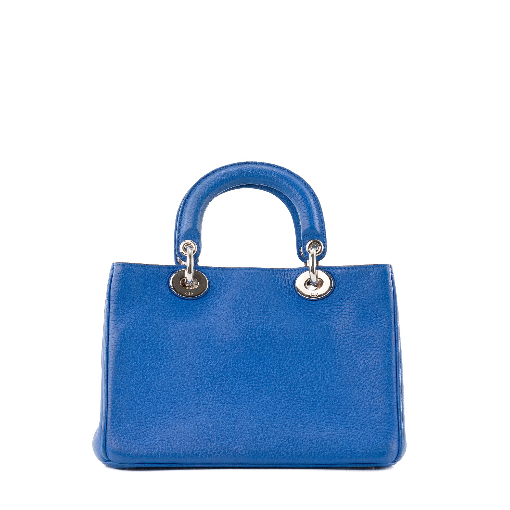DIOR - Sac à bandoulière Diorissimo Dior en cuir grainé bleu