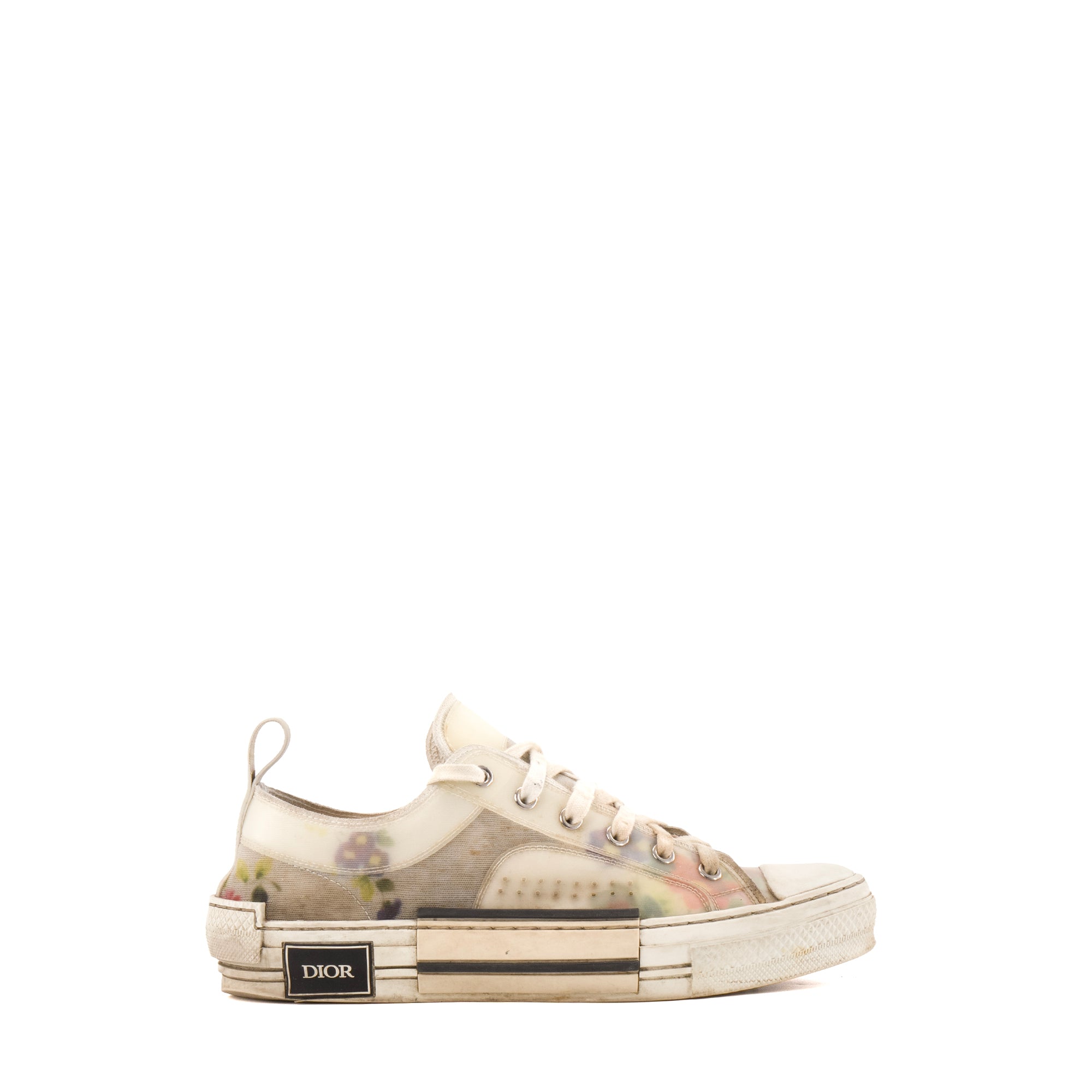 DIOR - Sneakers B23 Dior en pvc oblique flower multicolore (T40.5)
