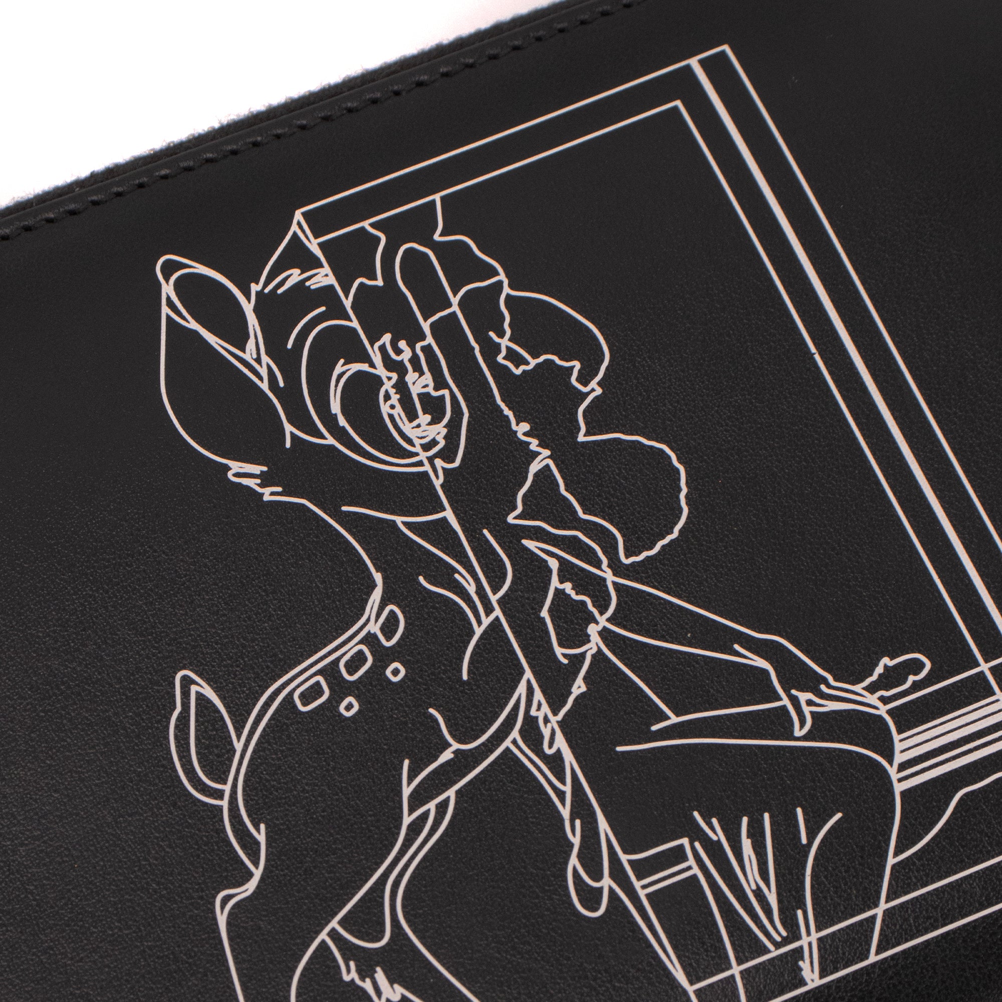 GIVENCHY - Portefeuille Bambi GM Givenchy en cuir lisse noir