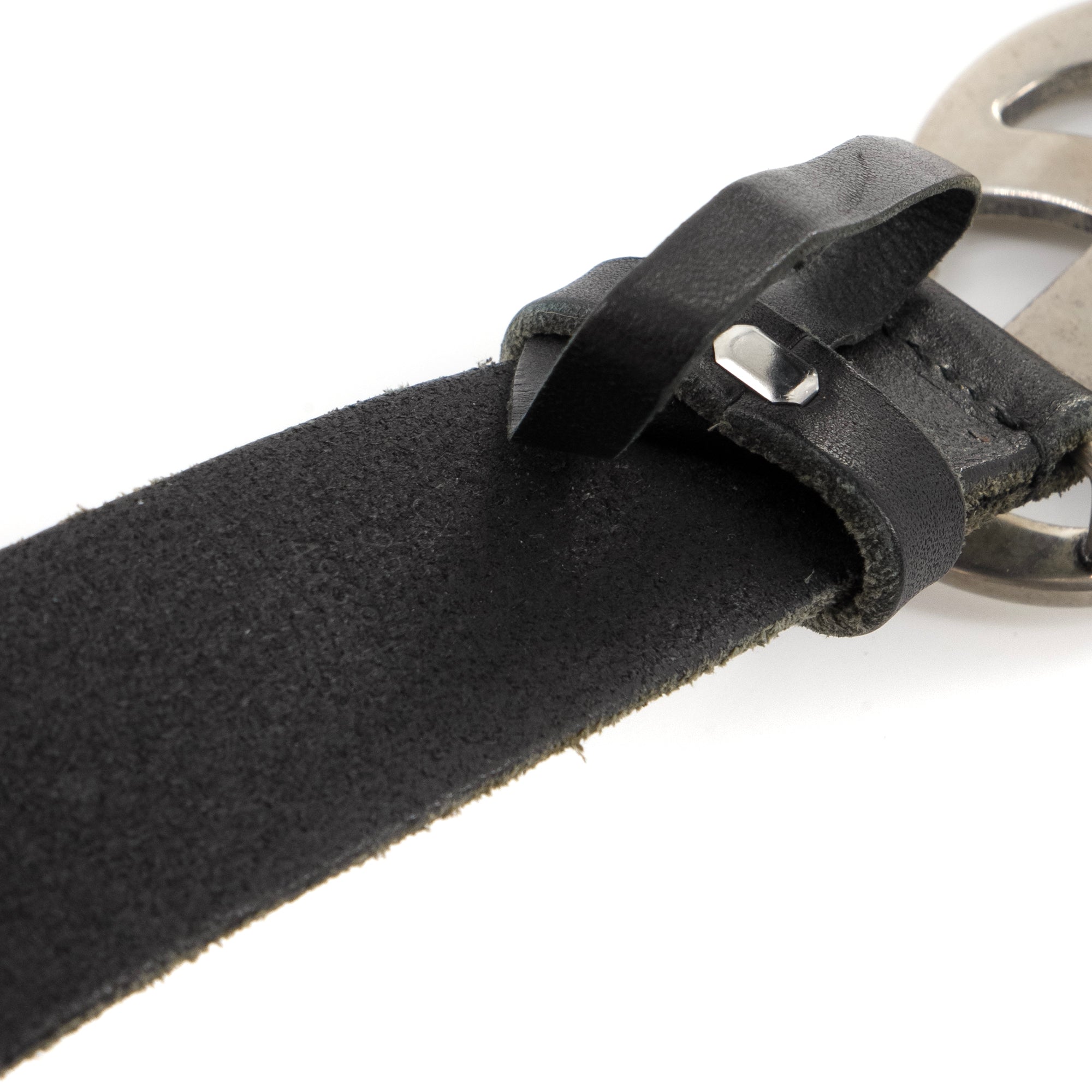 GUCCI - Ceinture GG Marmont Gucci en cuir noir (T95)