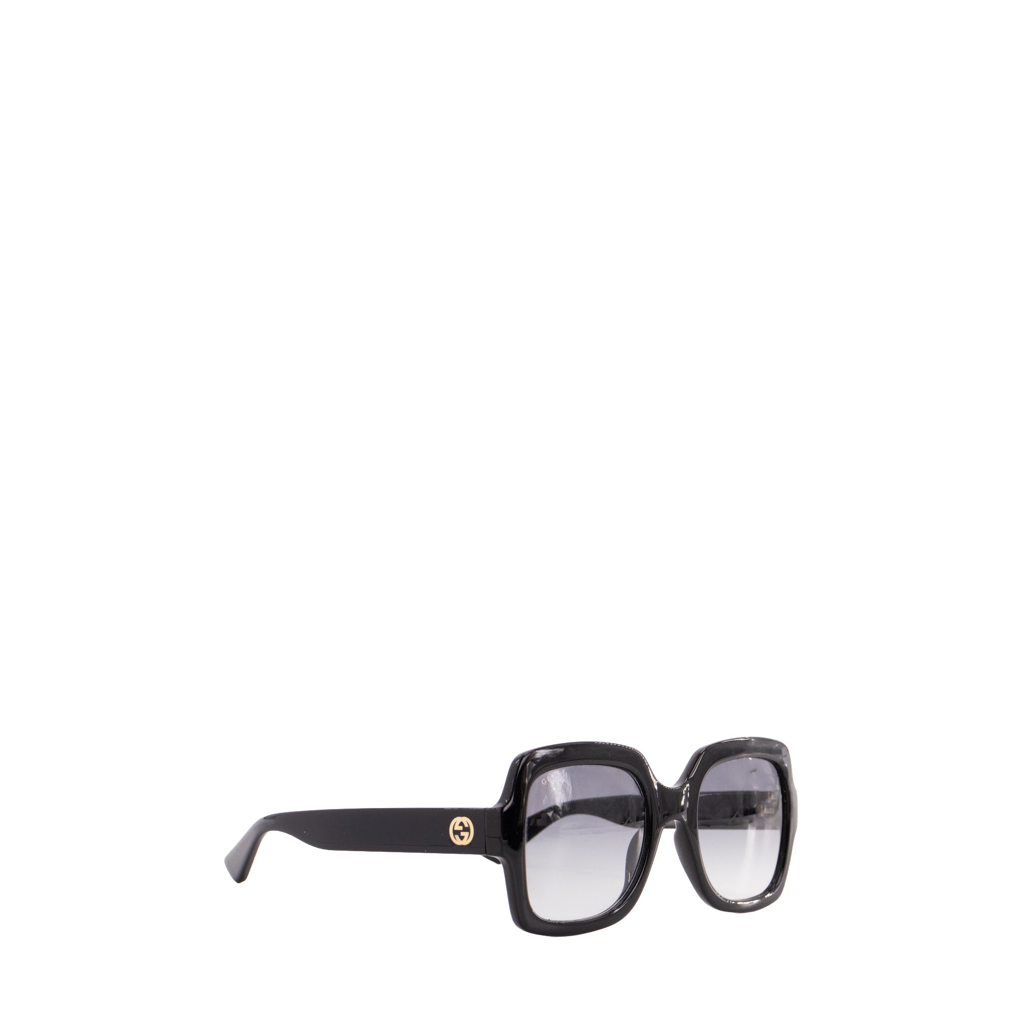 GUCCI - Lunettes de soleil Gucci en plastique noir