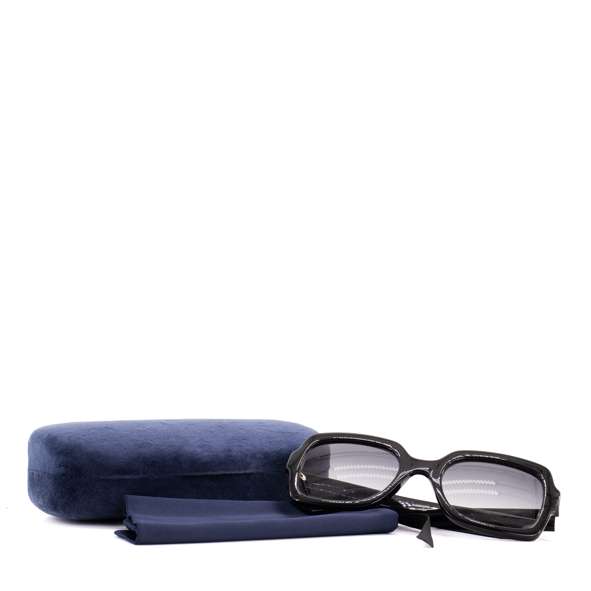 GUCCI - Lunettes de soleil Gucci en plastique noir