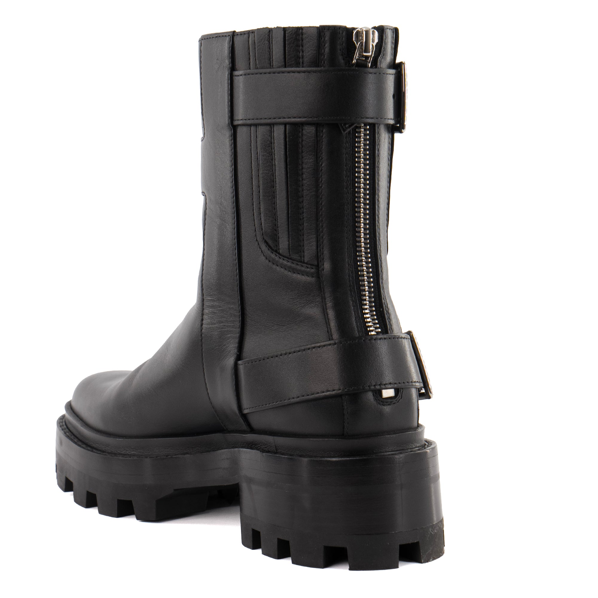 HERMÈS - Bottines Jaimy Hermès en cuir noir (T37)