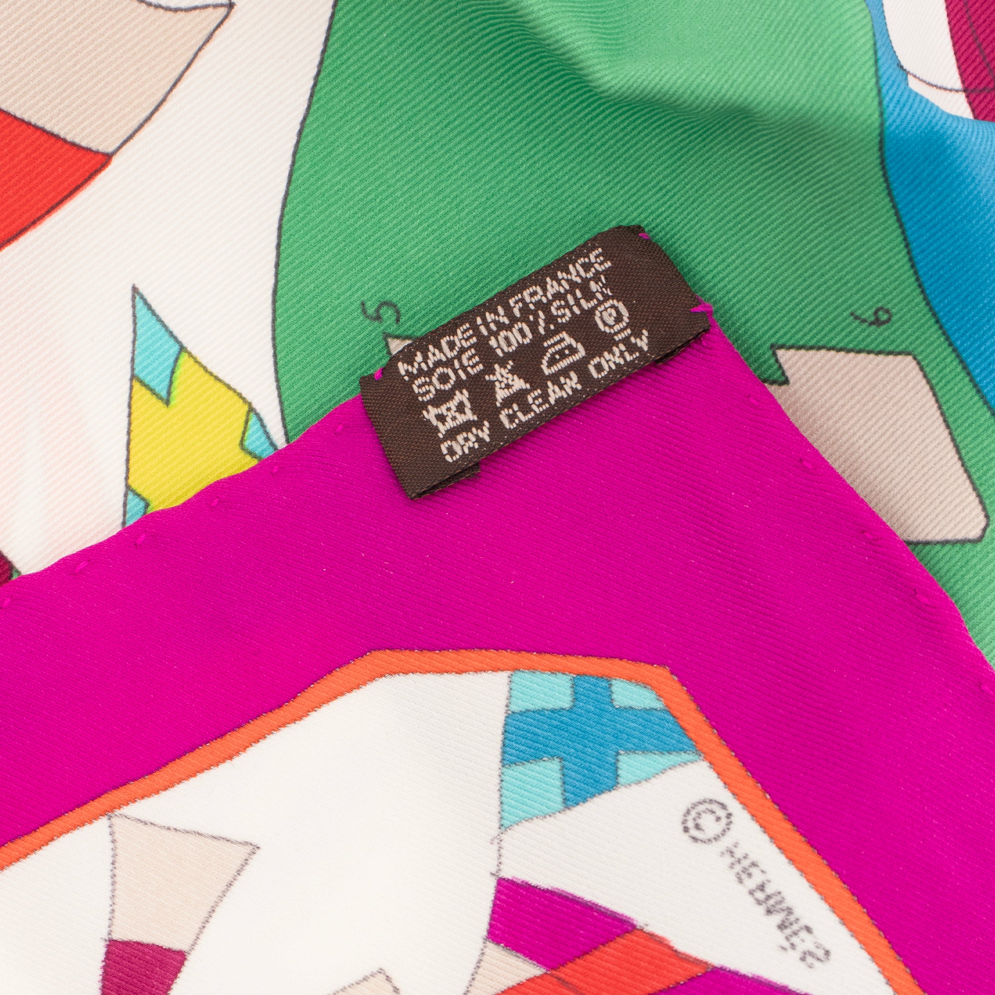 HERMÈS - Carré 70 Un Amour De Cheval Hermès en soie multicolore