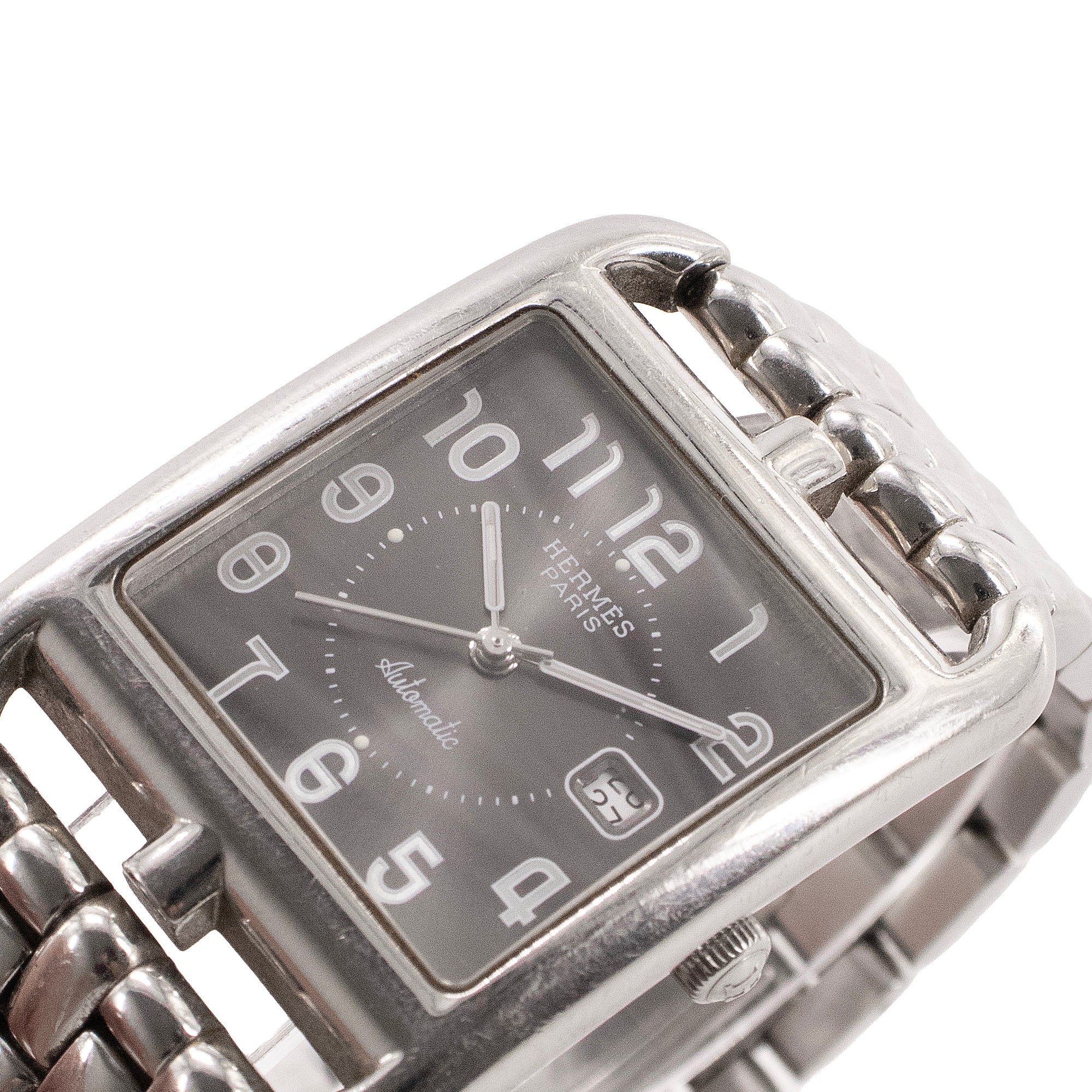 HERMÈS - Montre Cape Cod GM Hermès en acier