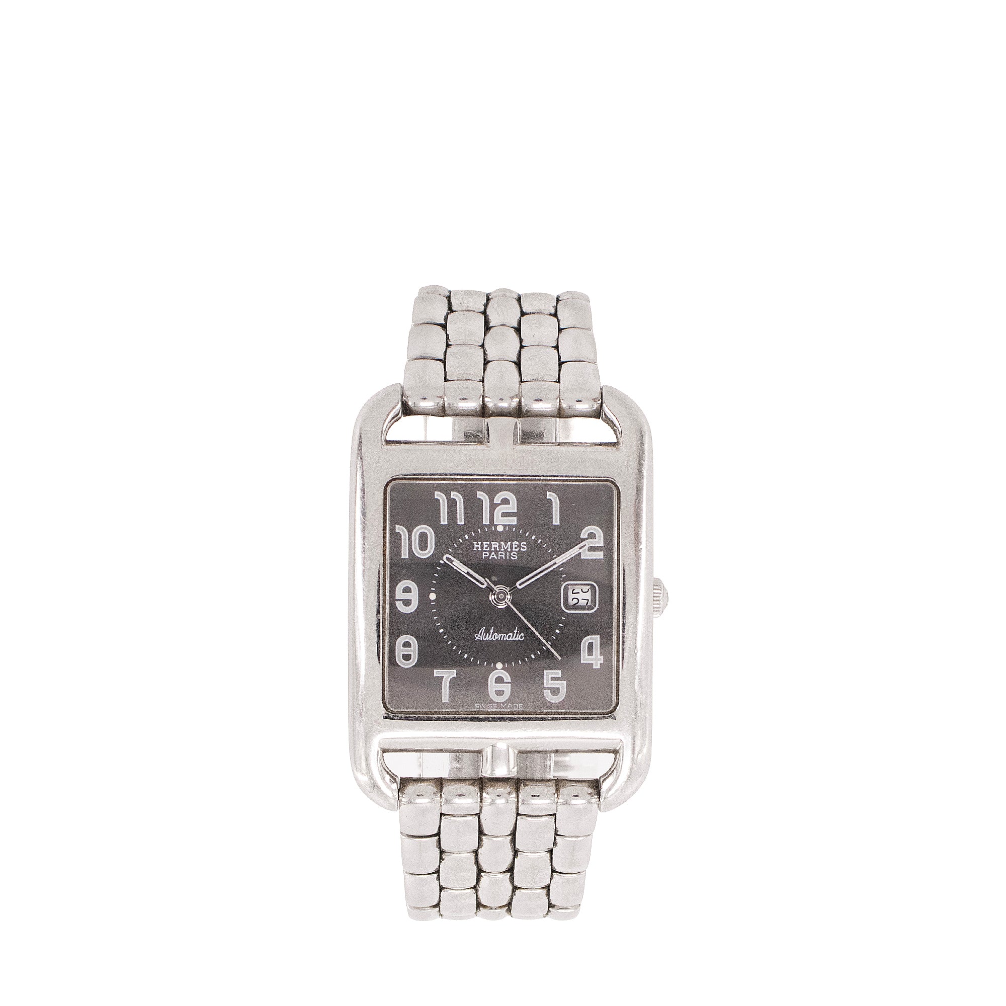HERMÈS - Montre Cape Cod GM Hermès en acier