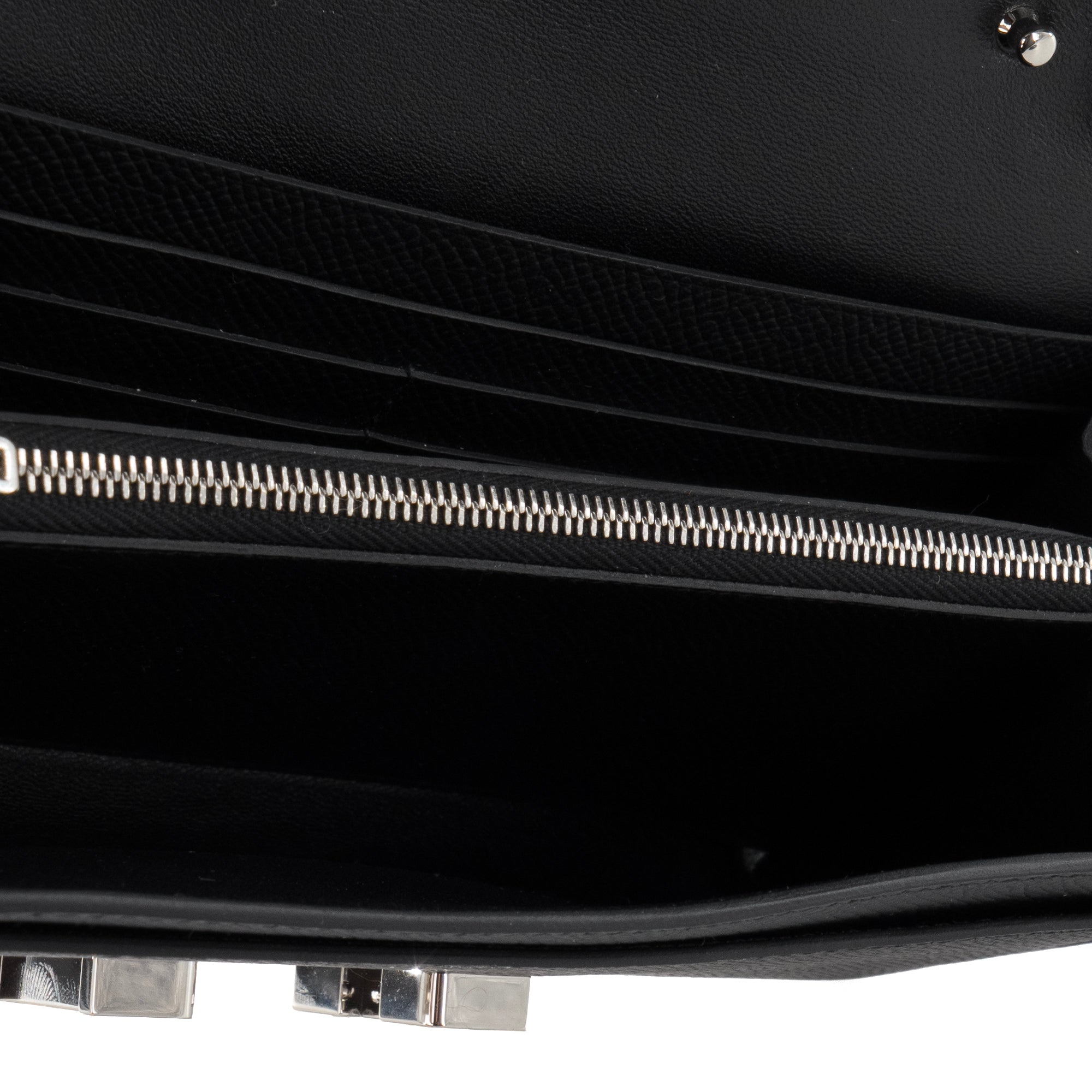 HERMÈS - Sac à bandoulière Constance To Go Hermès en cuir epsom noir