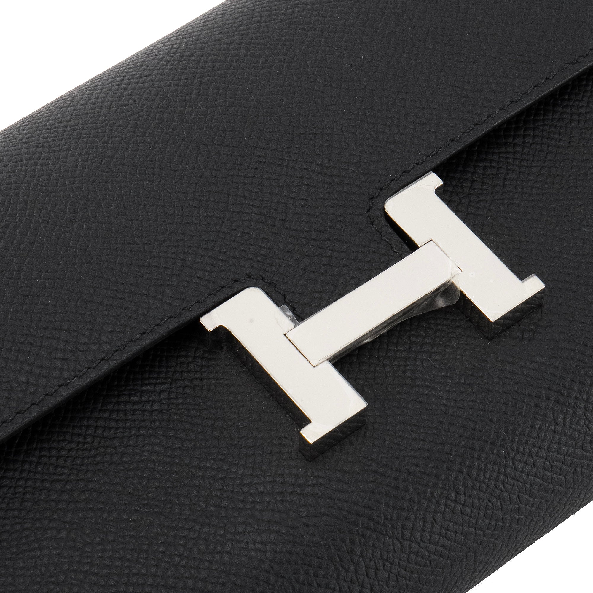 HERMÈS - Sac à bandoulière Constance To Go Hermès en cuir epsom noir