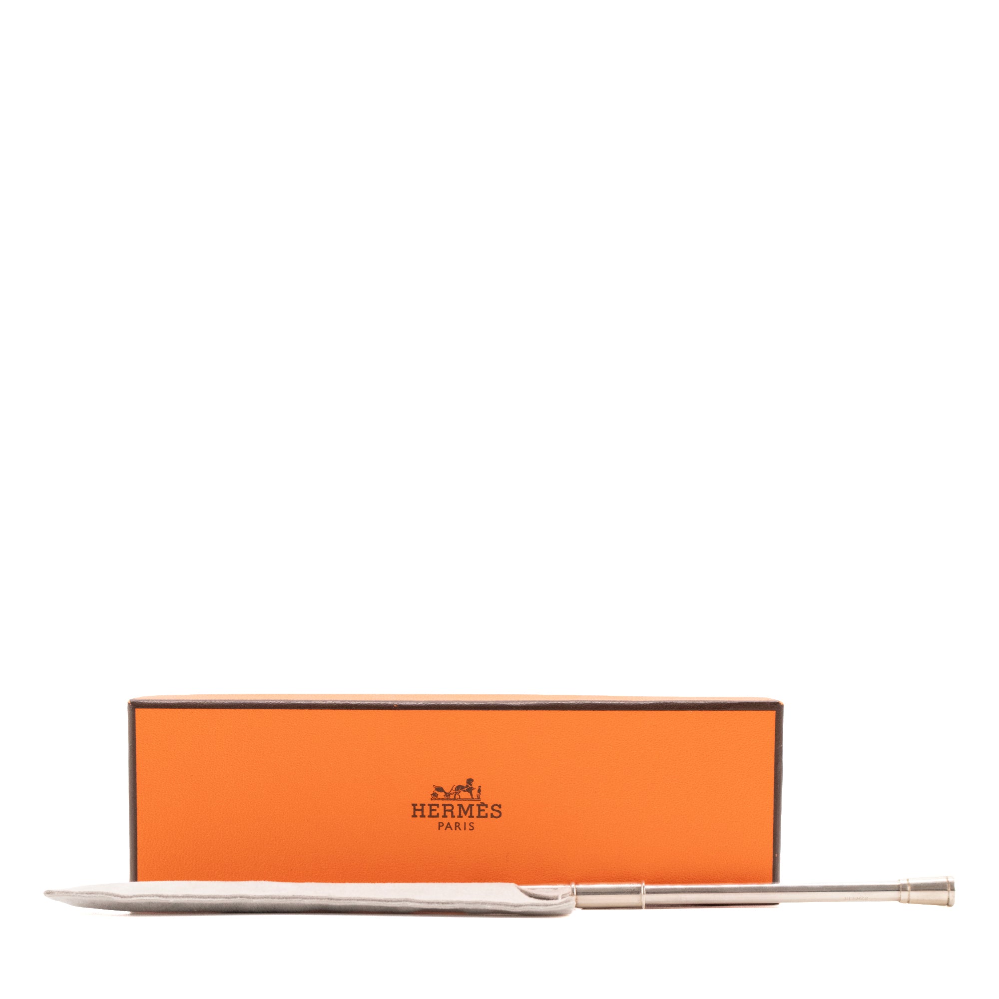 HERMÈS - Stylo Hermès en argent