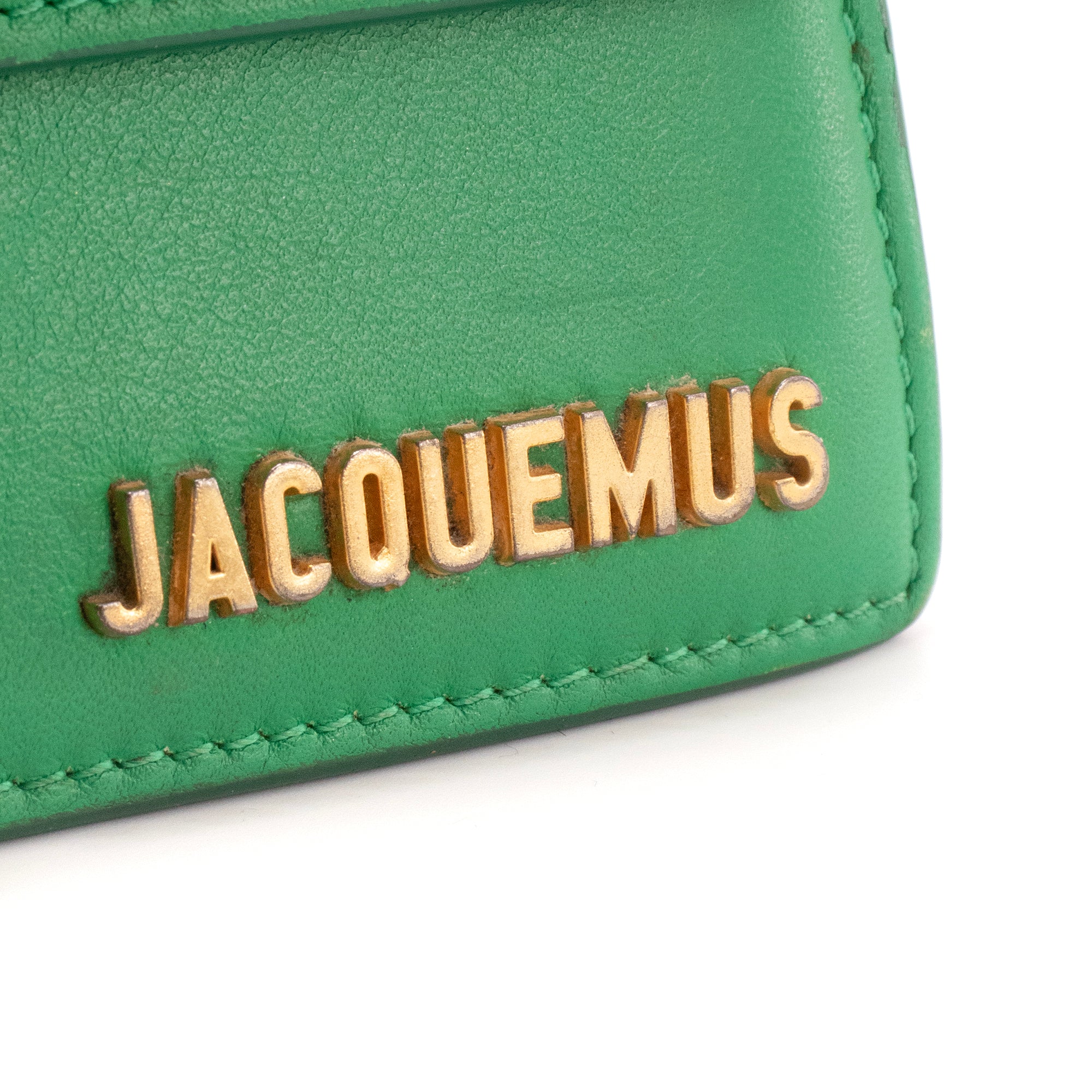 JACQUEMUS - Sac à bandoulière Bambino Jacquemus en cuir vert