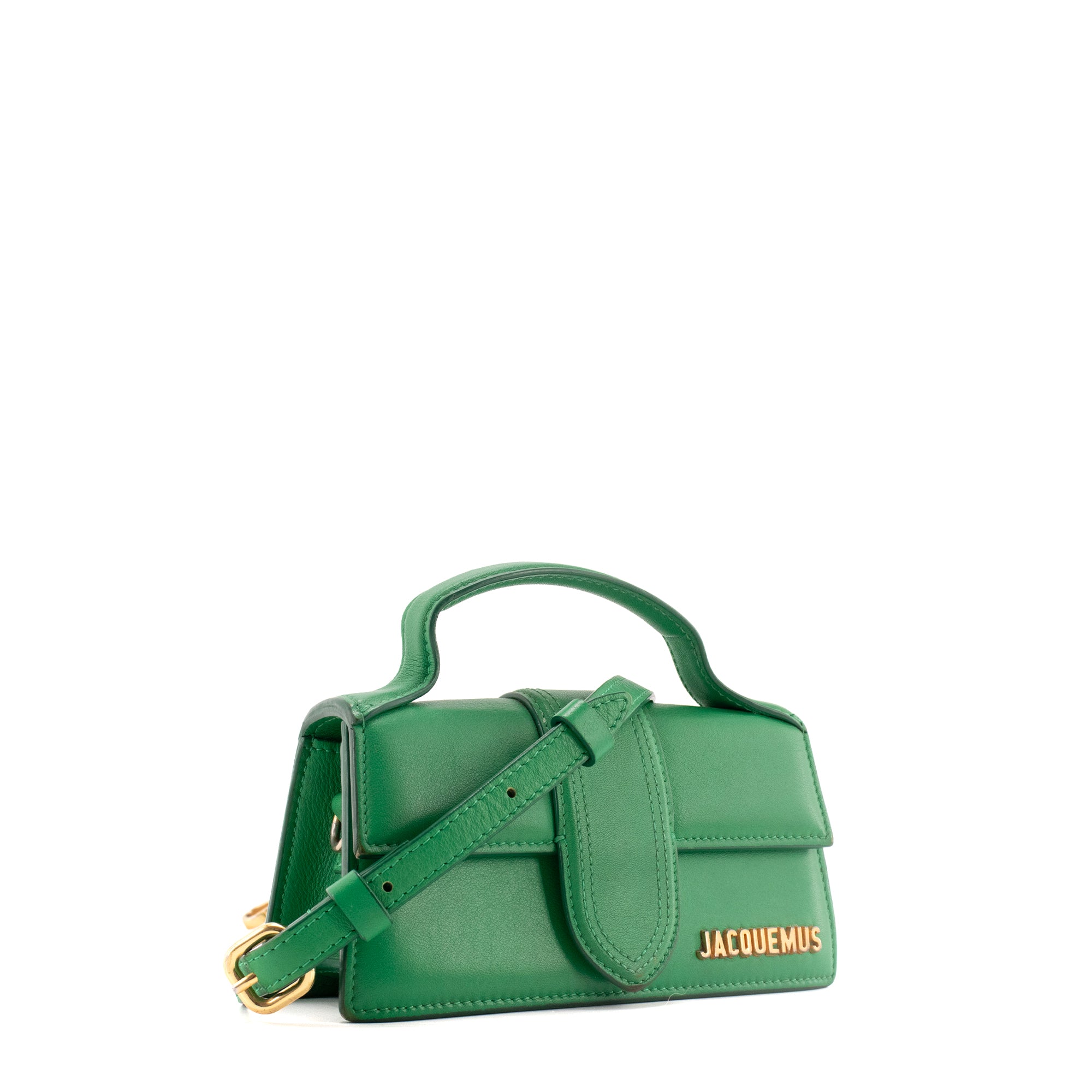 JACQUEMUS - Sac à bandoulière Bambino Jacquemus en cuir vert