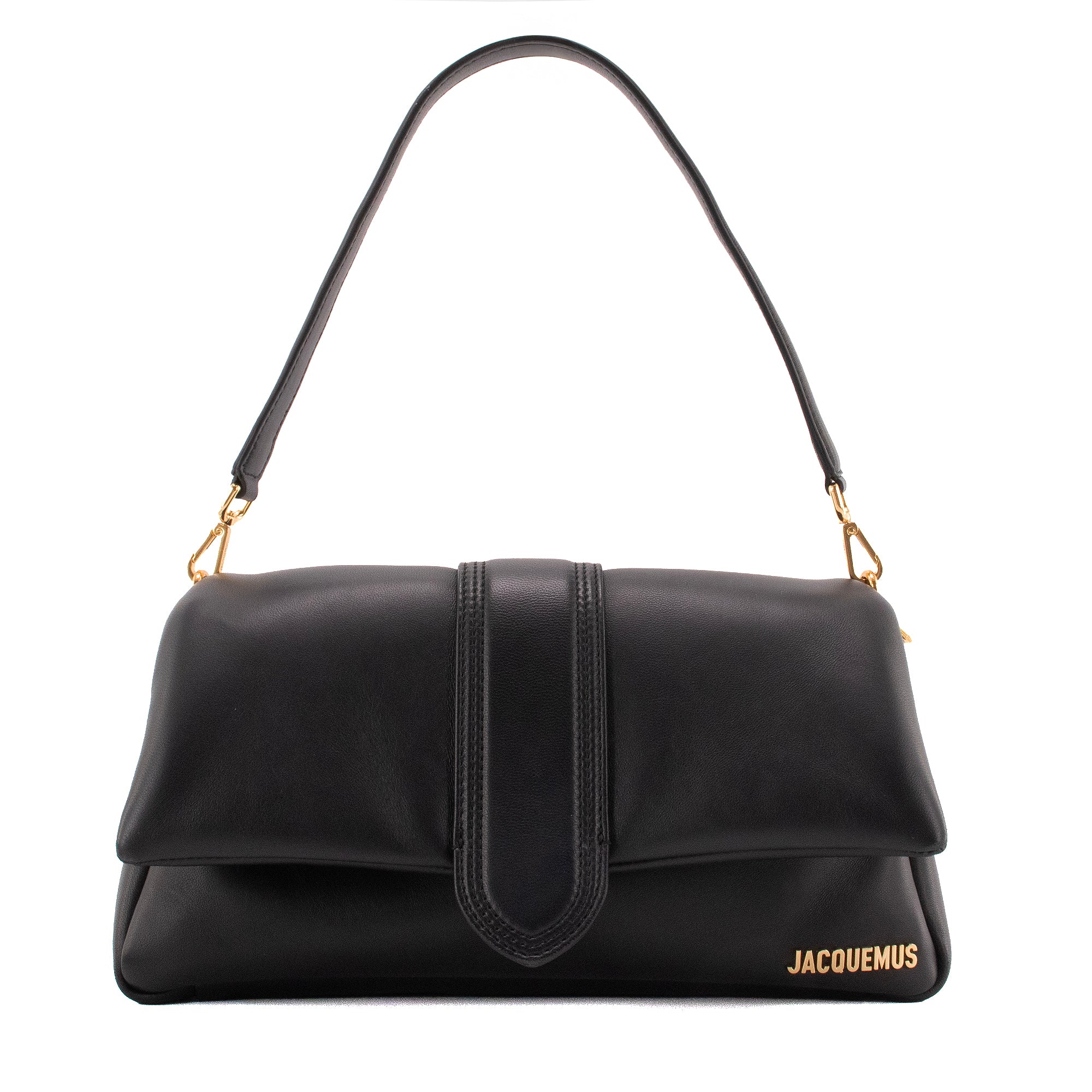 JACQUEMUS - Sac à bandoulière Le Bambimou Jacquemus en cuir noir