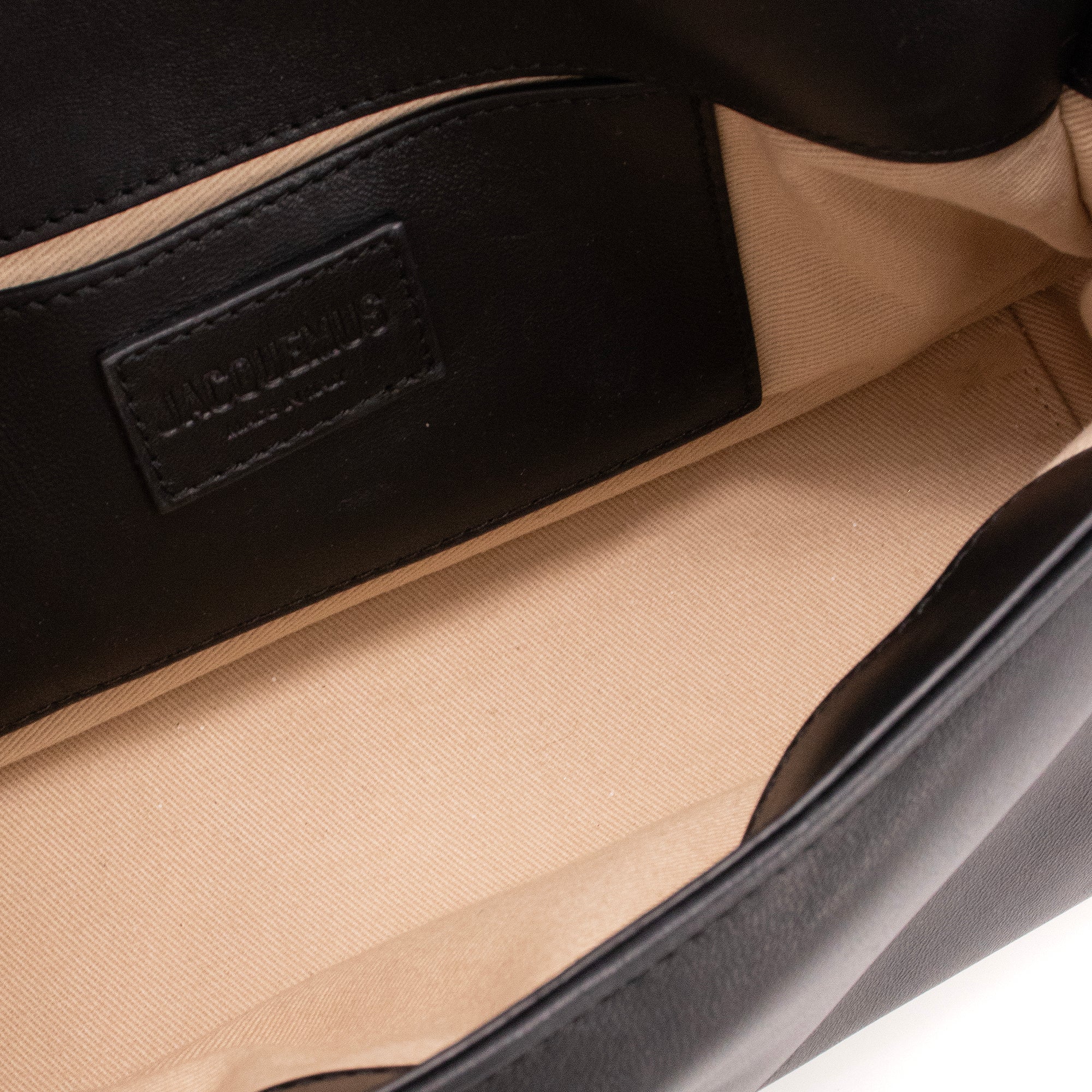 JACQUEMUS - Sac à bandoulière Le Bambimou Jacquemus en cuir noir