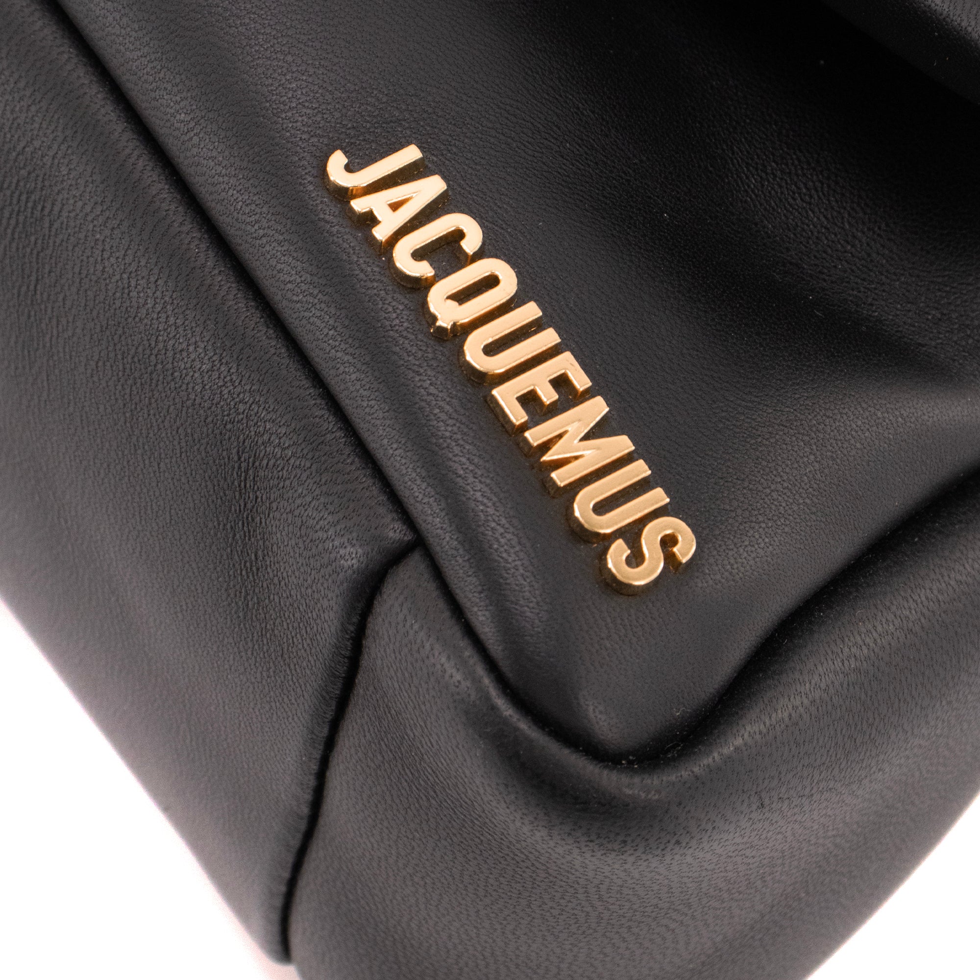 JACQUEMUS - Sac à bandoulière Le Bambimou Jacquemus en cuir noir