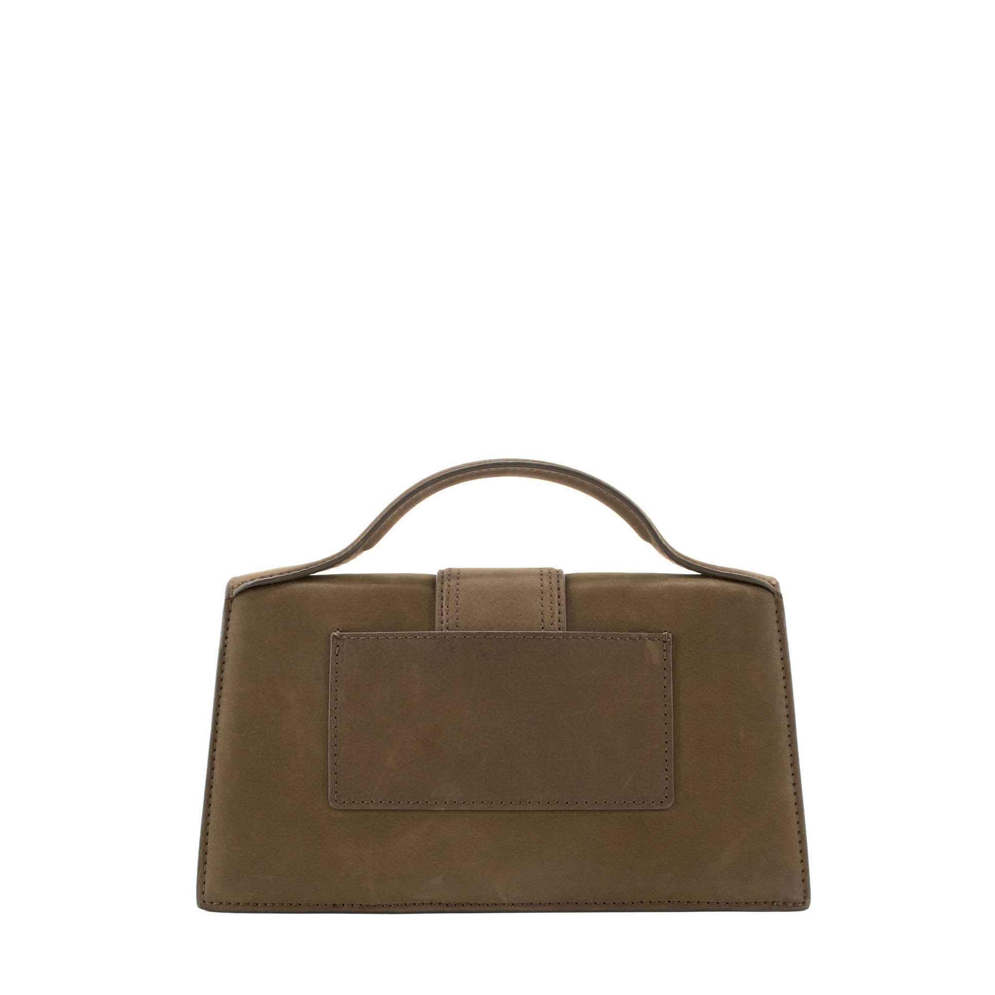 JACQUEMUS - Sac à bandoulière Le Grand Bambino Jacquemus en nubuck vert kaki