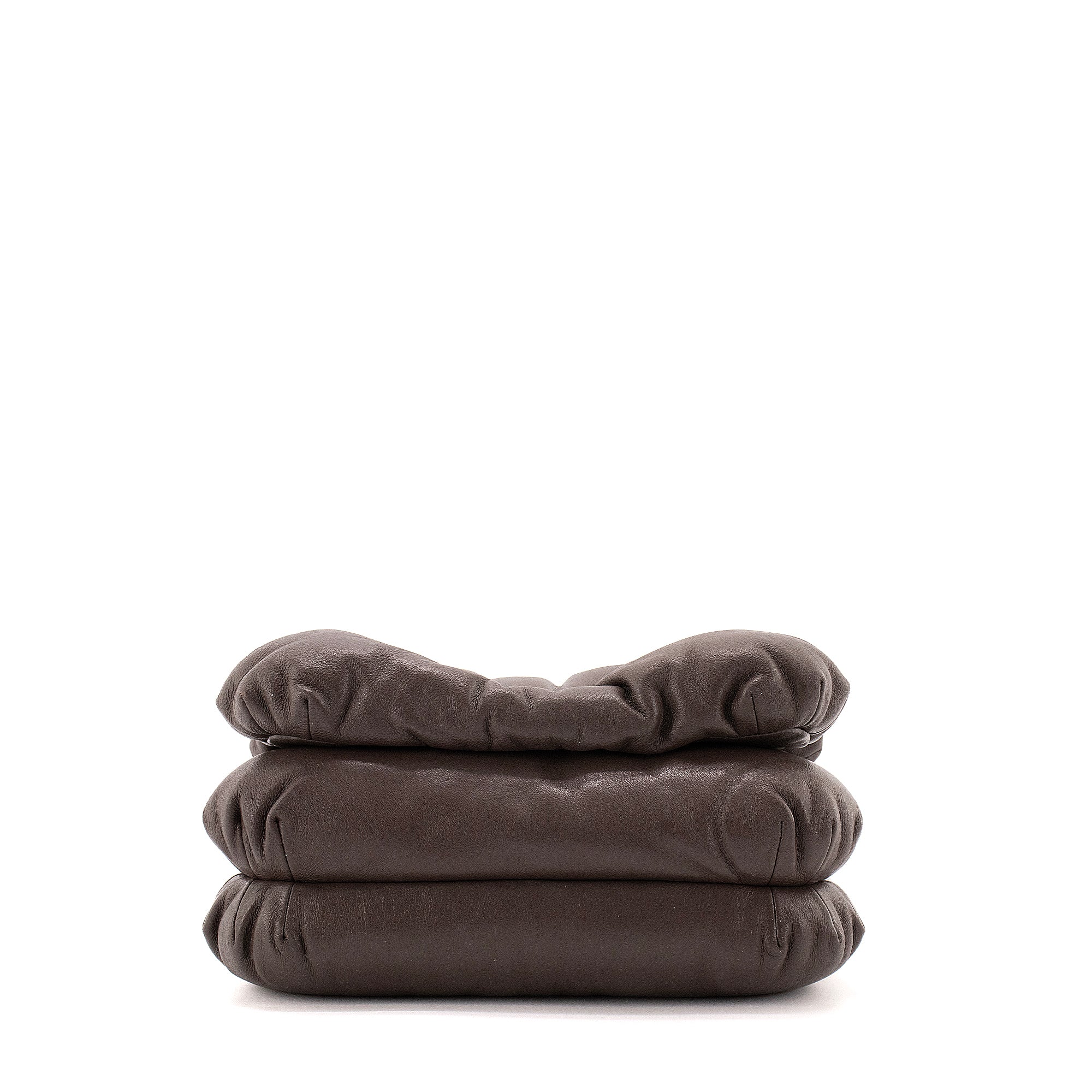 LOEWE - Sac à épaule Goya Puffer Loewe en cuir marron