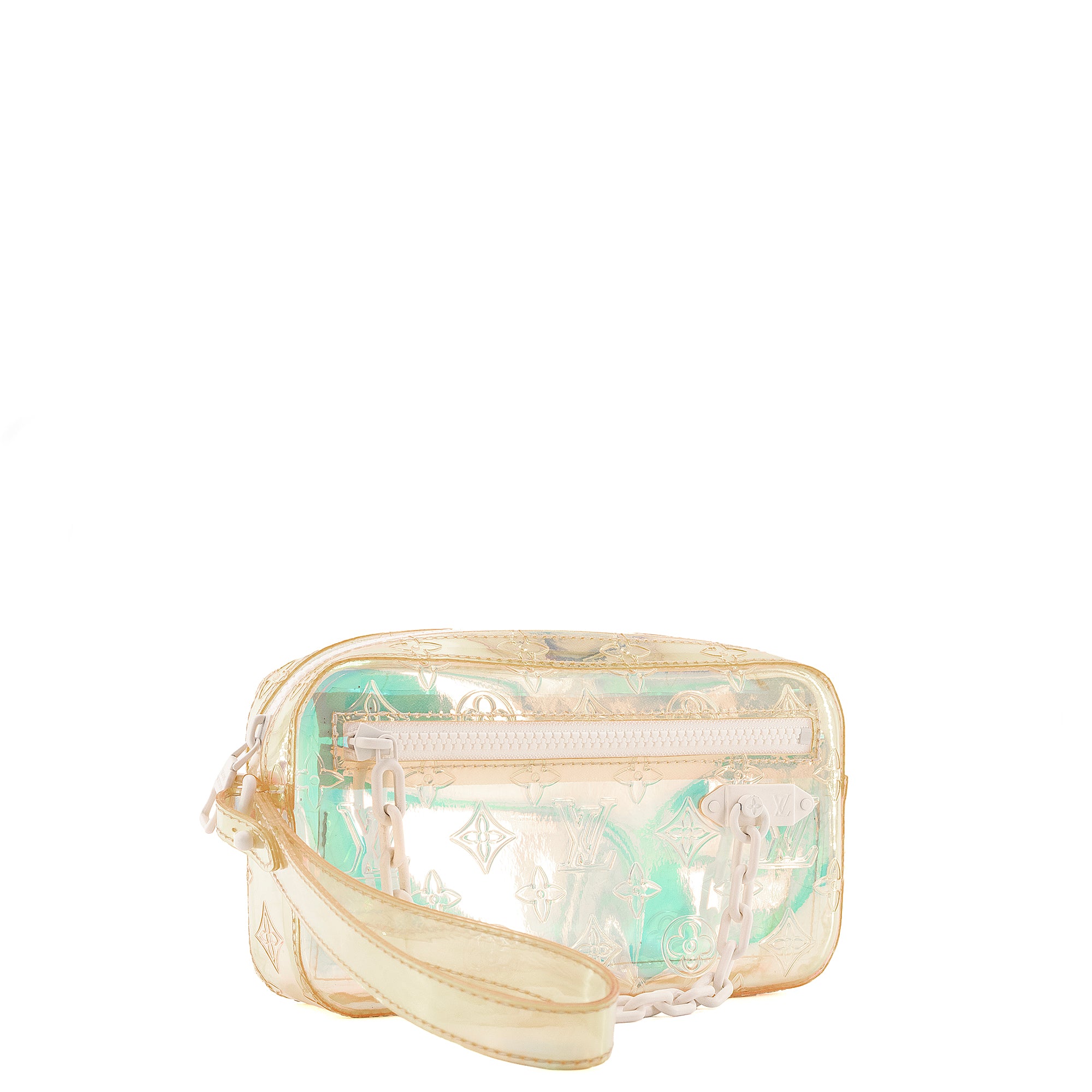 LOUIS VUITTON - Pochette Volga Prism Louis Vuitton en pvc iridescent