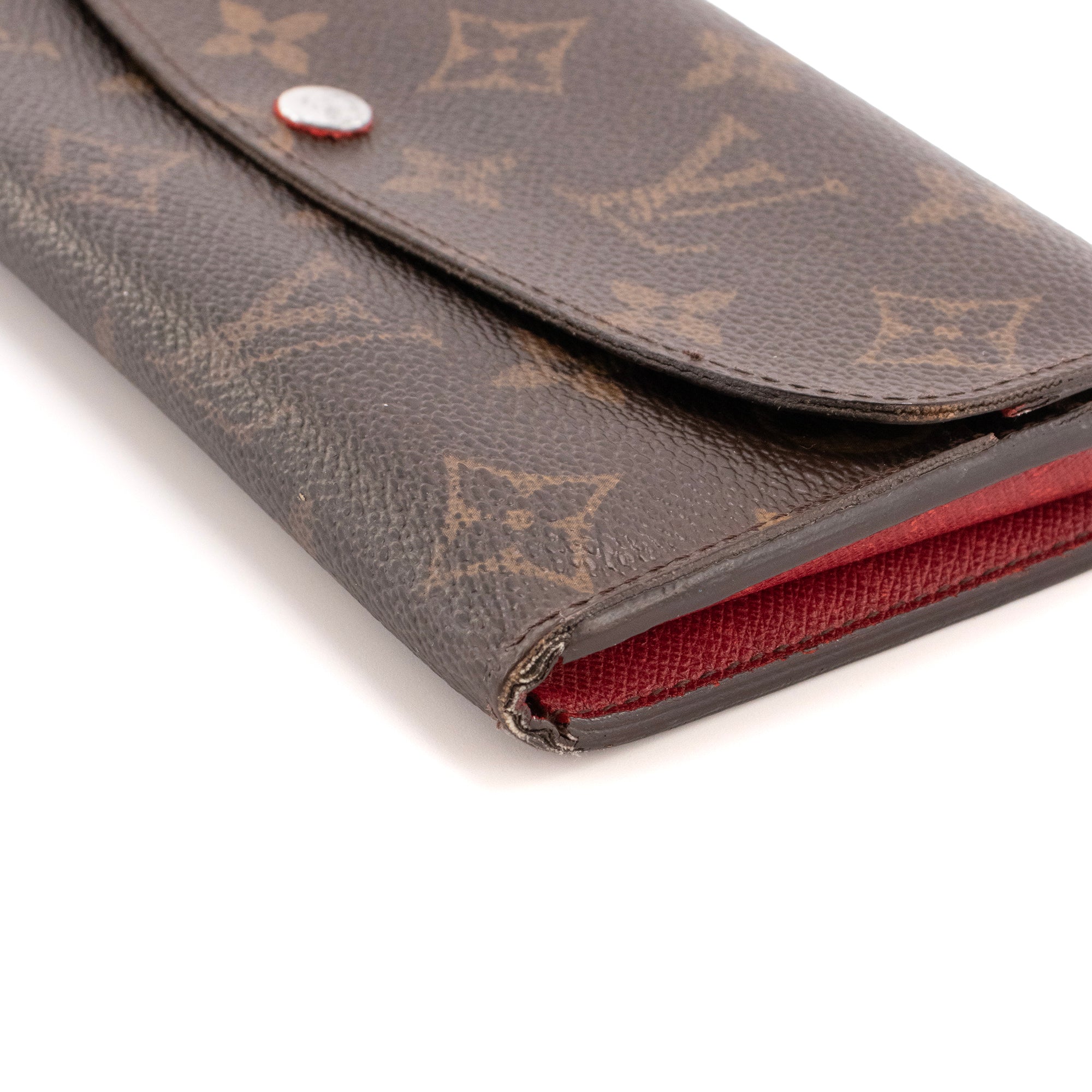 LOUIS VUITTON - Portefeuille Emilie Louis Vuitton en toile enduite monogrammée