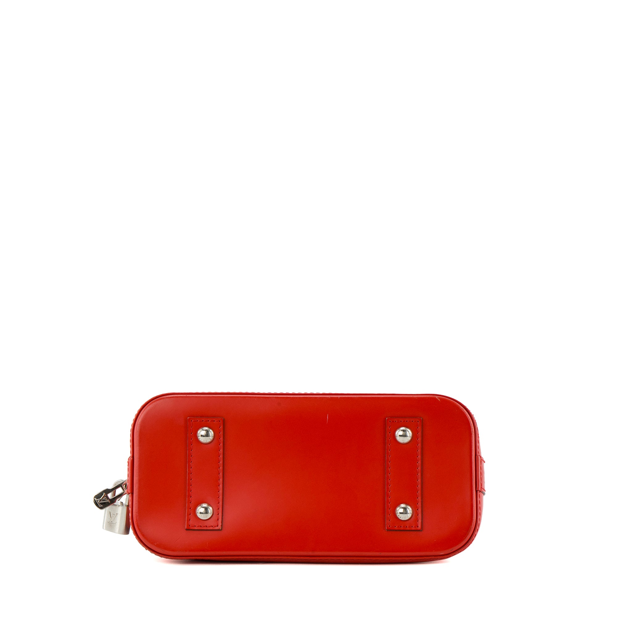 LOUIS VUITTON - Sac à bandoulière Alma BB Louis Vuitton en cuir épi rouge