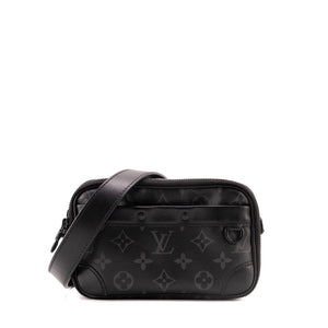 LOUIS VUITTON - Sac à bandoulière Alpha Wearable Louis Vuitton en toile enduite monogrammée eclipse
