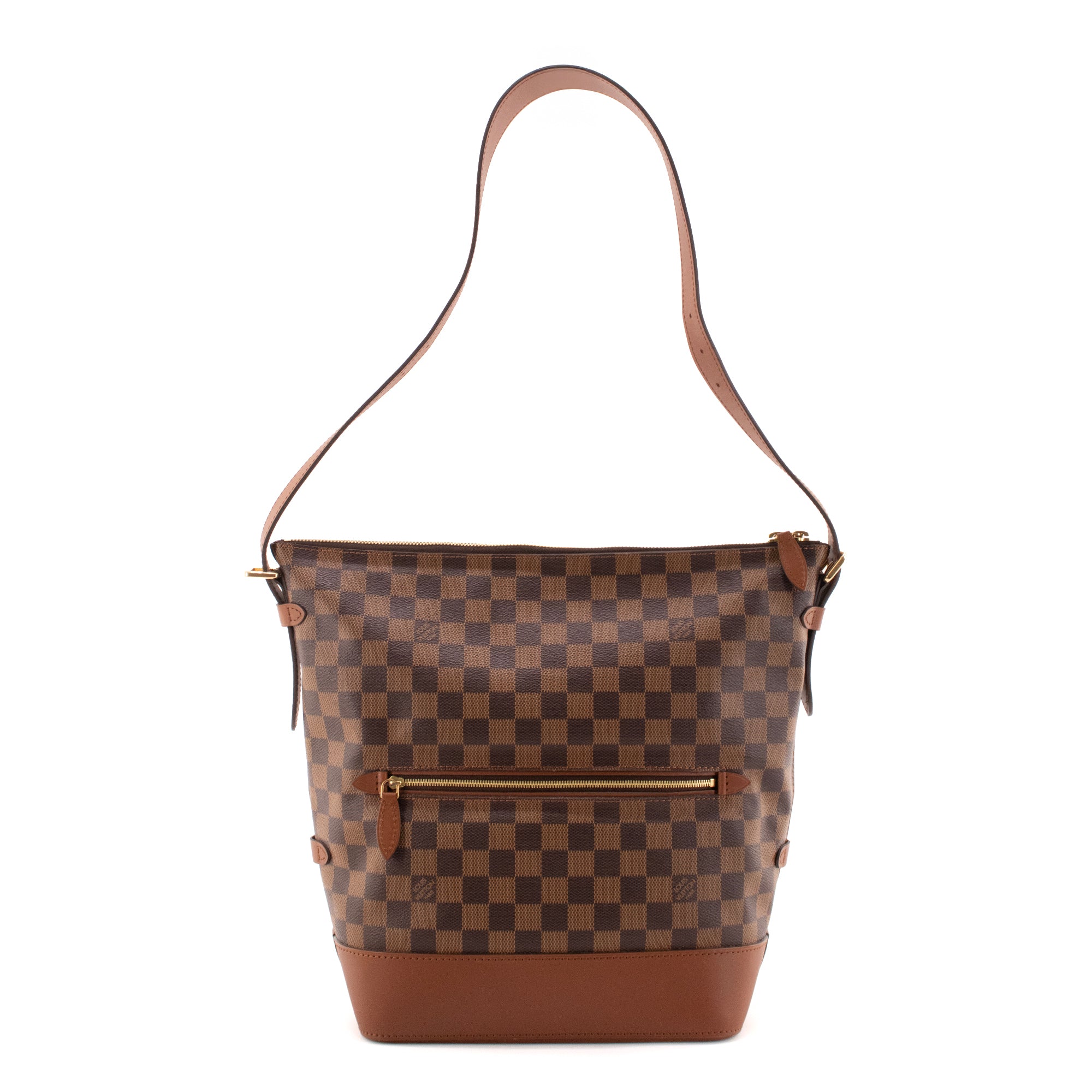LOUIS VUITTON - Sac à bandoulière Diane Louis Vuitton en toile enduite damier ébène