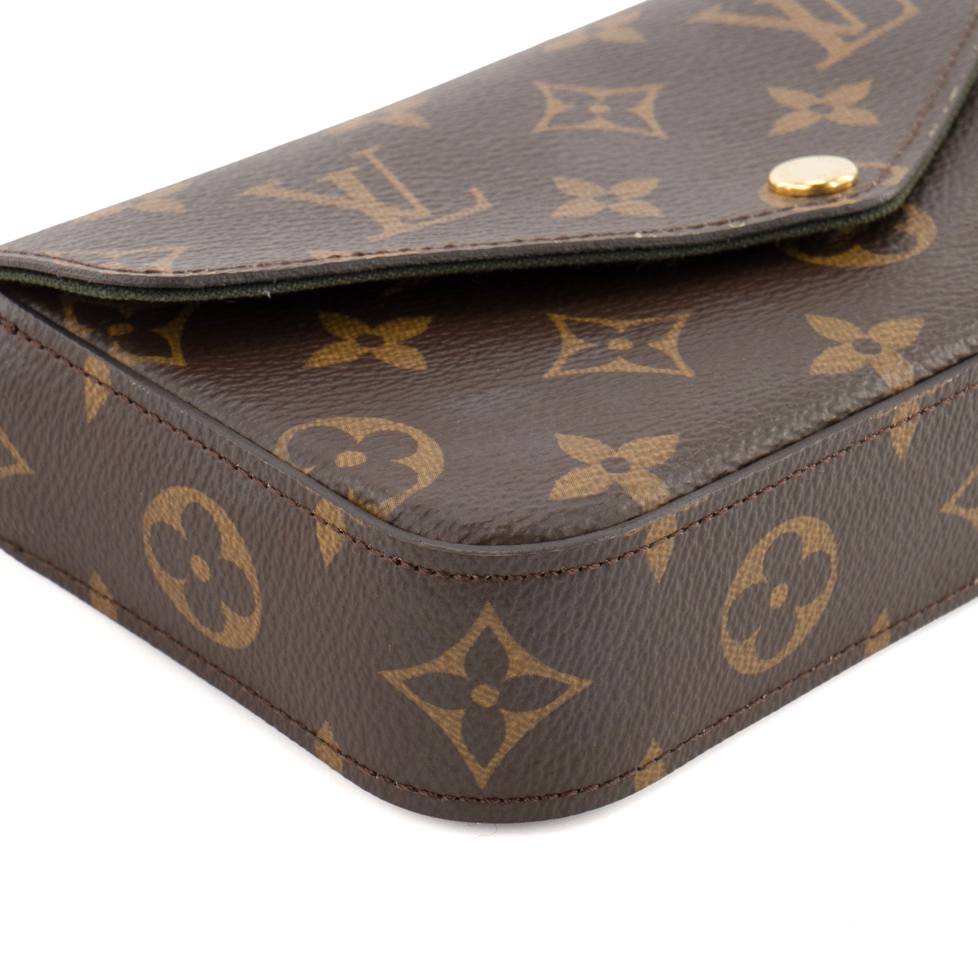 LOUIS VUITTON - Sac à bandoulière Félicie Strap & Go Louis Vuitton en toile enduite monogrammée