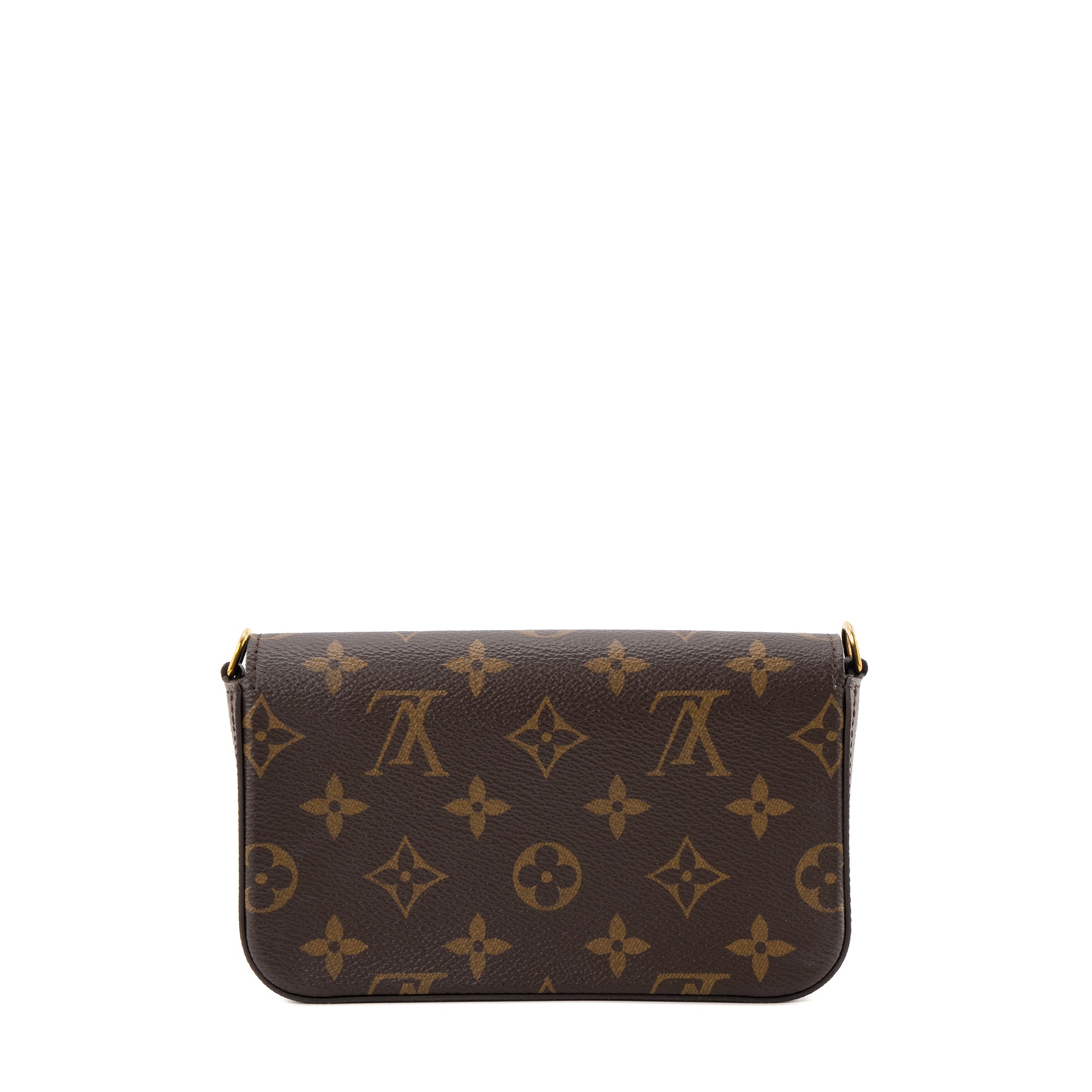 LOUIS VUITTON - Sac à bandoulière Félicie Strap & Go Louis Vuitton en toile enduite monogrammée