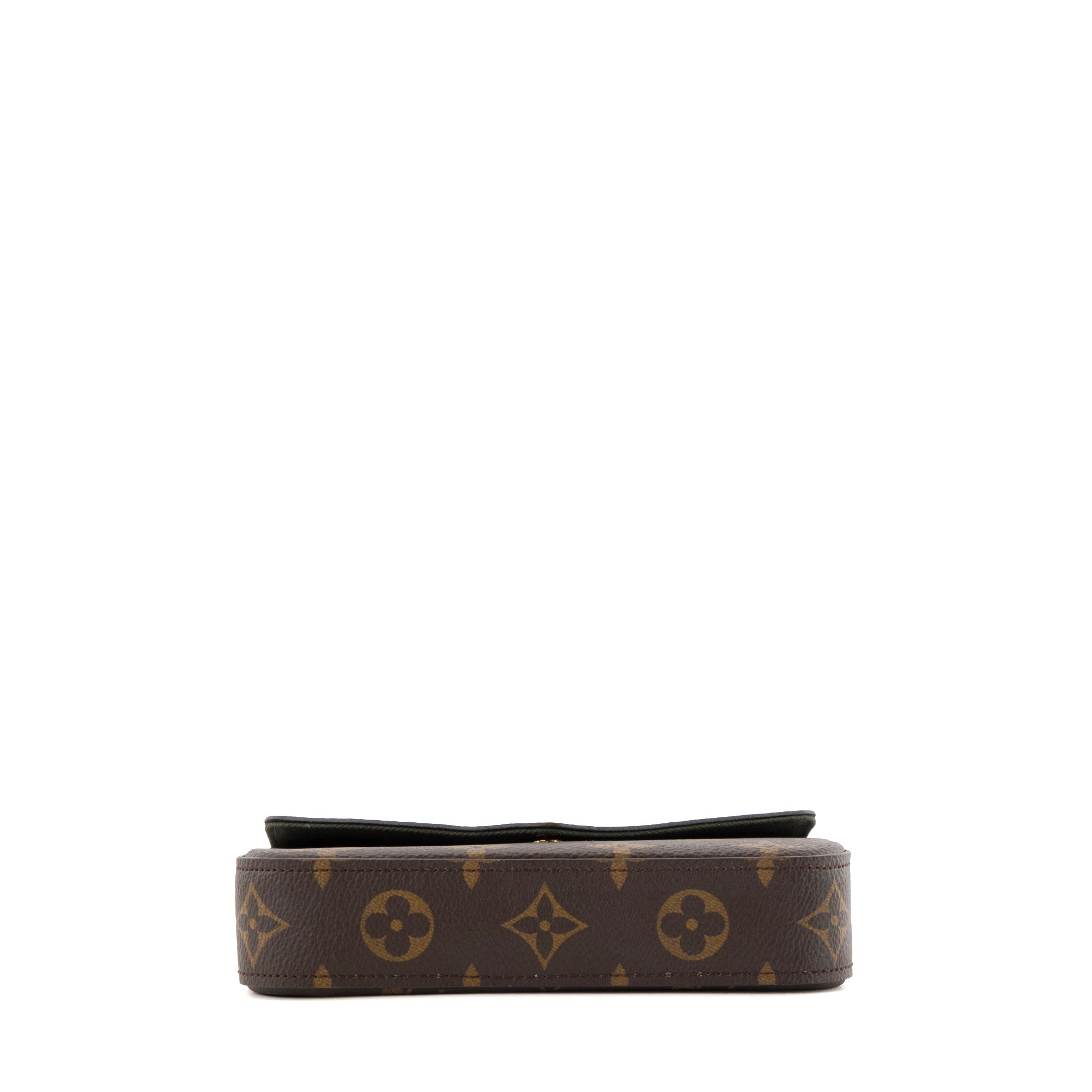 LOUIS VUITTON - Sac à bandoulière Félicie Strap & Go Louis Vuitton en toile enduite monogrammée