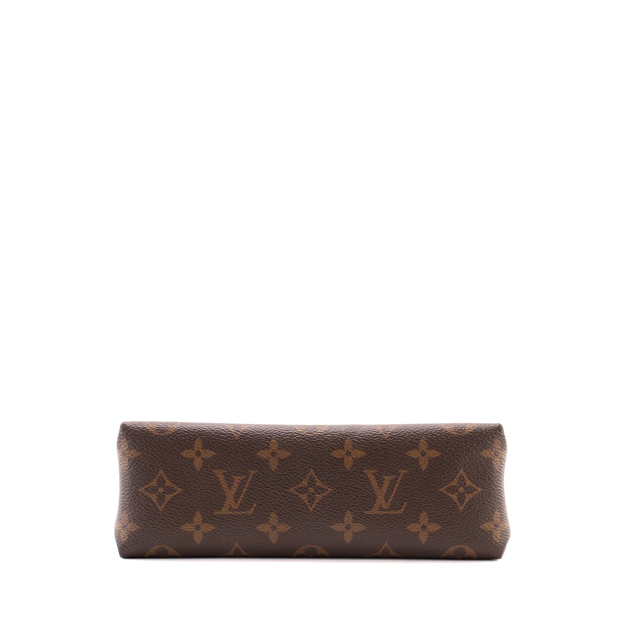 LOUIS VUITTON - Sac à bandoulière Locky BB Louis Vuitton en toile enduite monogrammée et cuir rouge