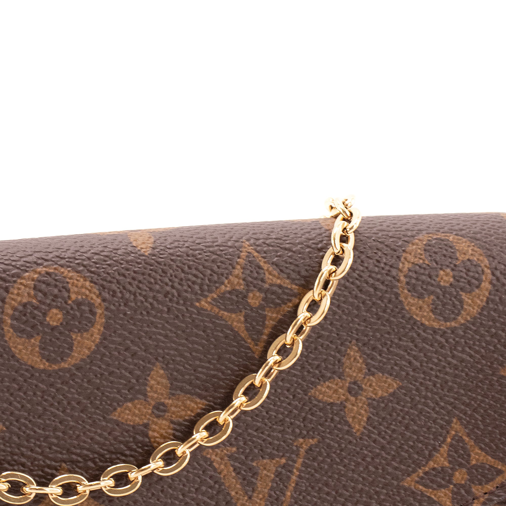 LOUIS VUITTON - Sac à bandoulière Pochette Félicie Louis Vuitton en toile enduite monogrammée